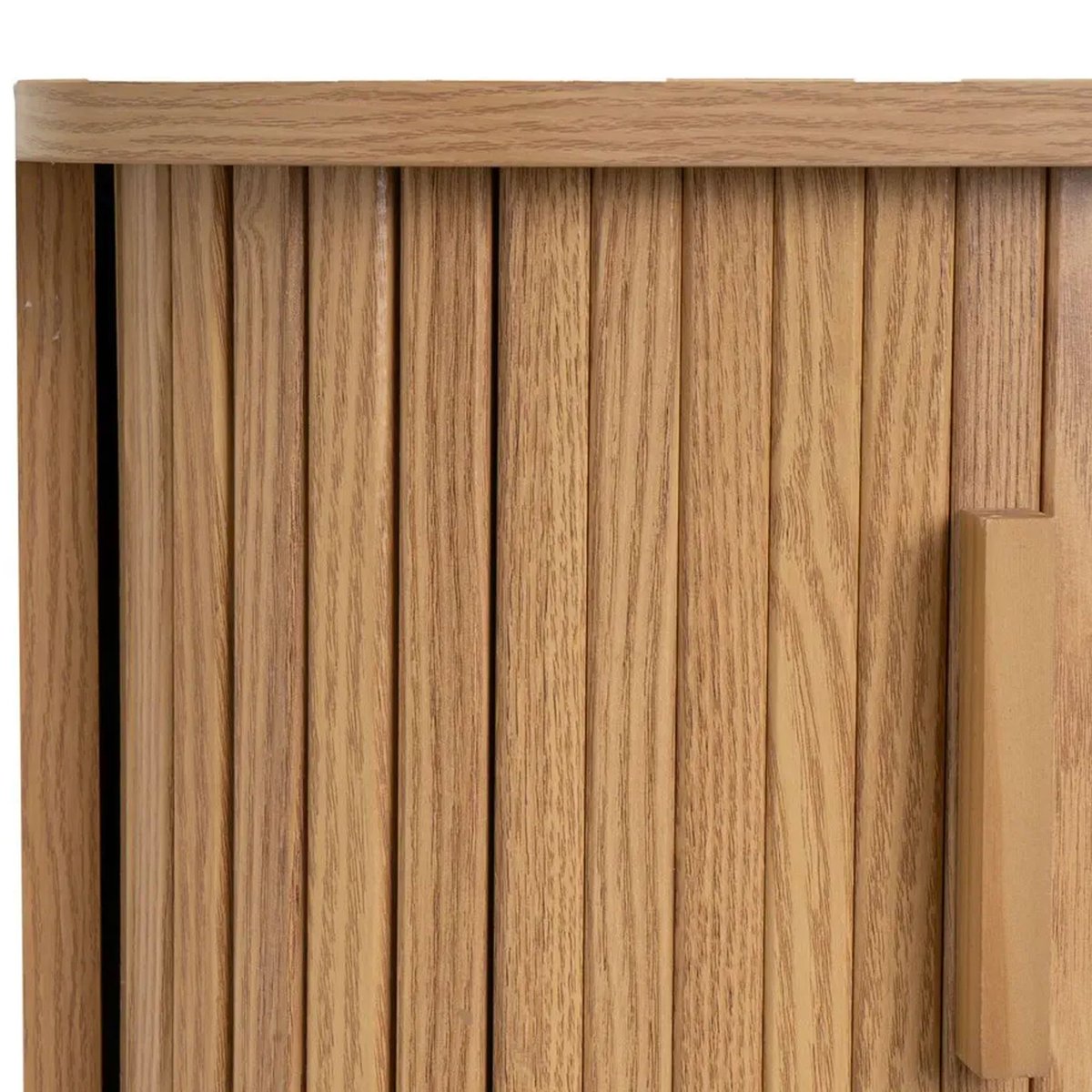 Table de chevet effet bois portes coulissantes 40x40x53cm bois, WADIGA