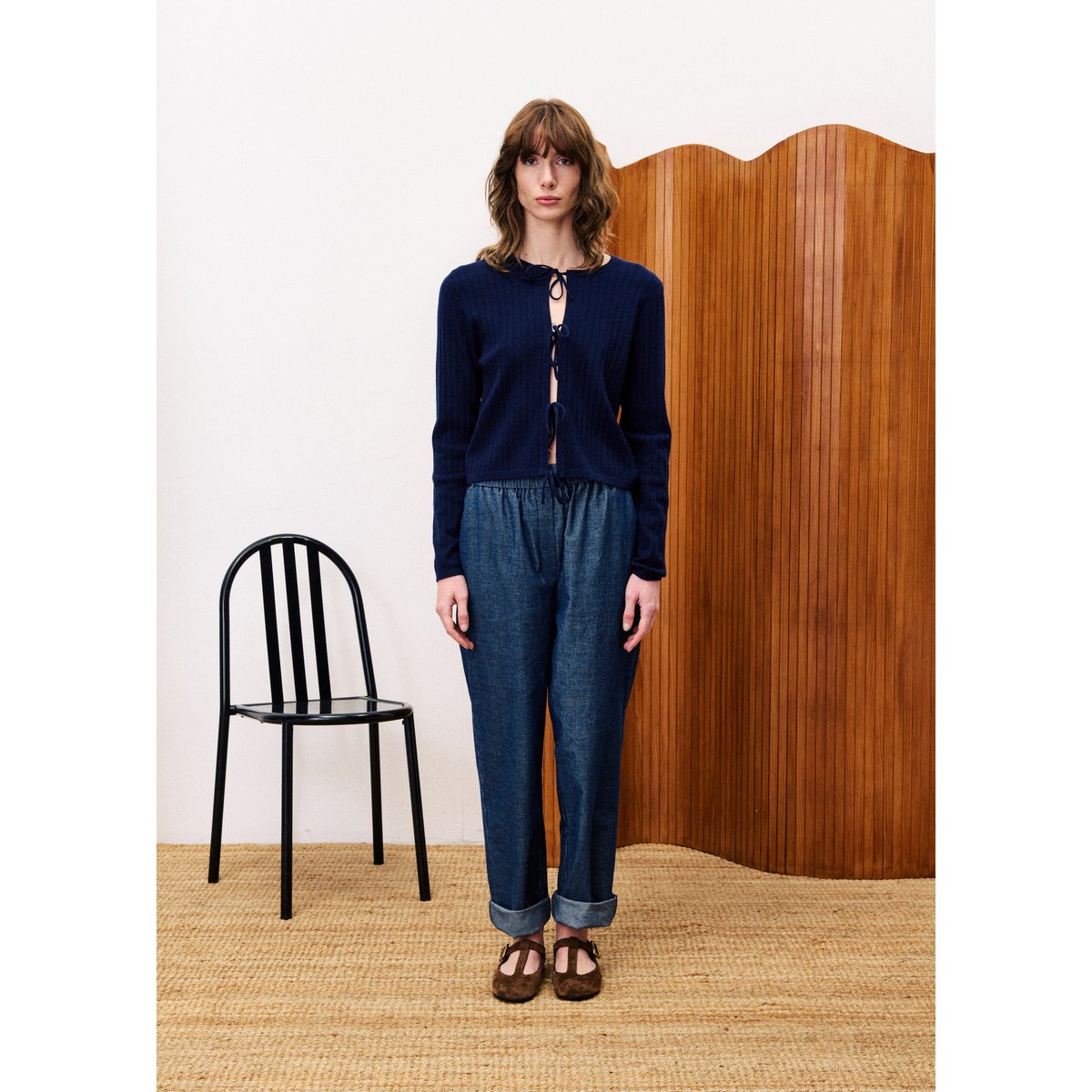 Cardigan VERONIQUE bleu marine, FRNCH