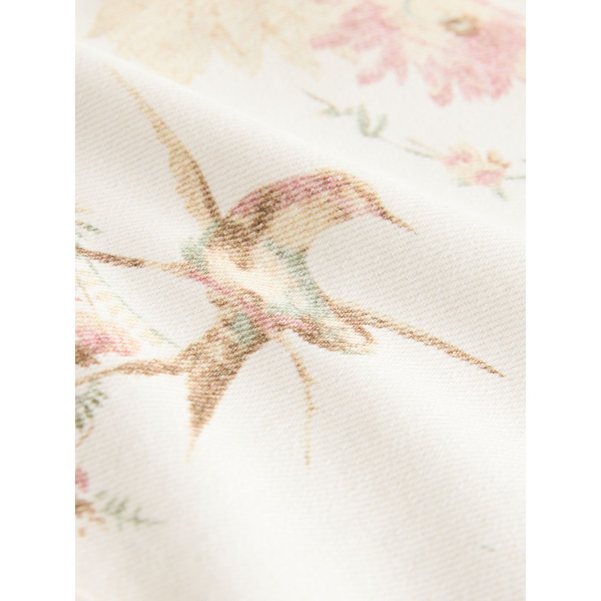 Veste style ouvrier en coton imprimé oiseau écru, NEXT