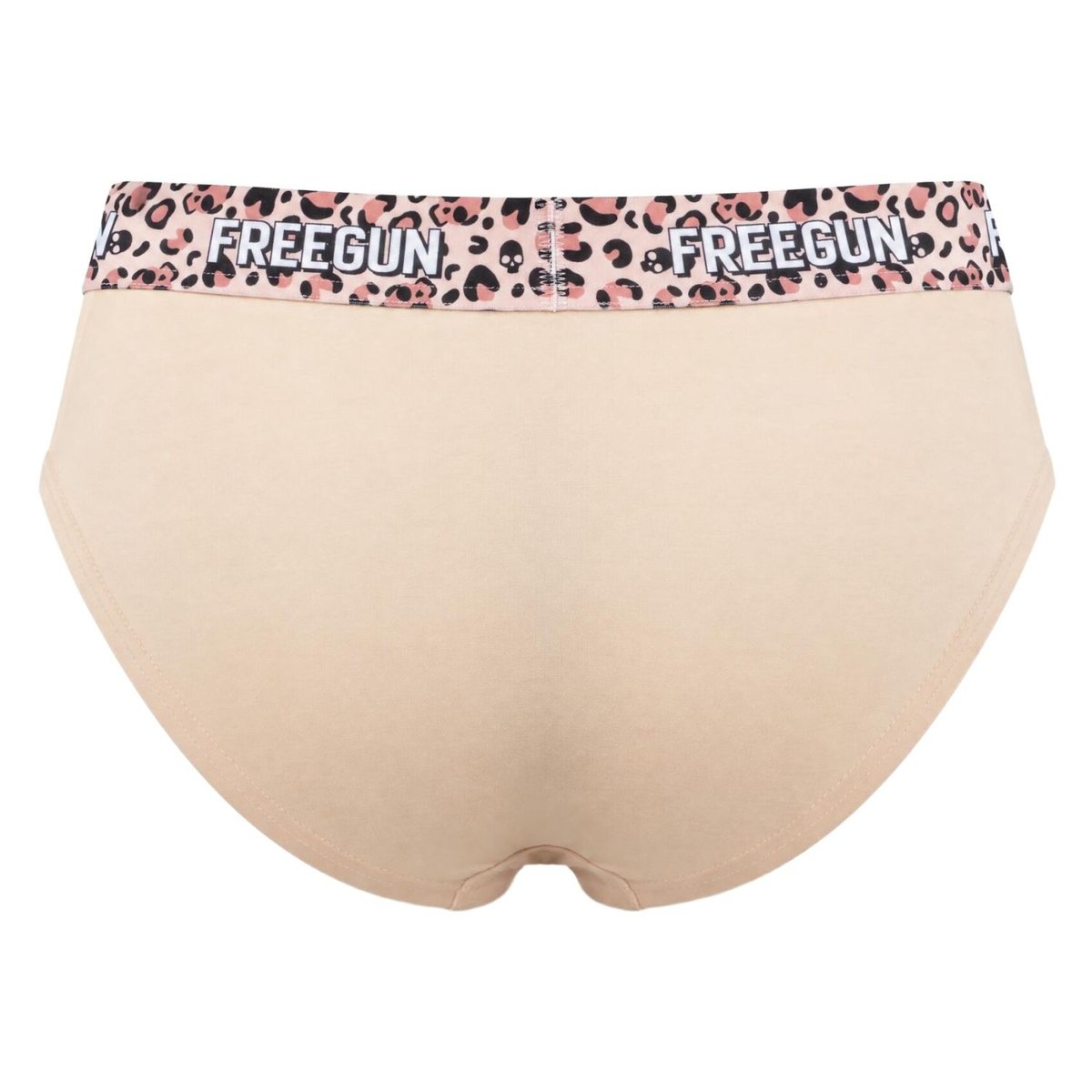 Lot De 3 Culottes Coton beige/turquoise/noir/rose, FREEGUN