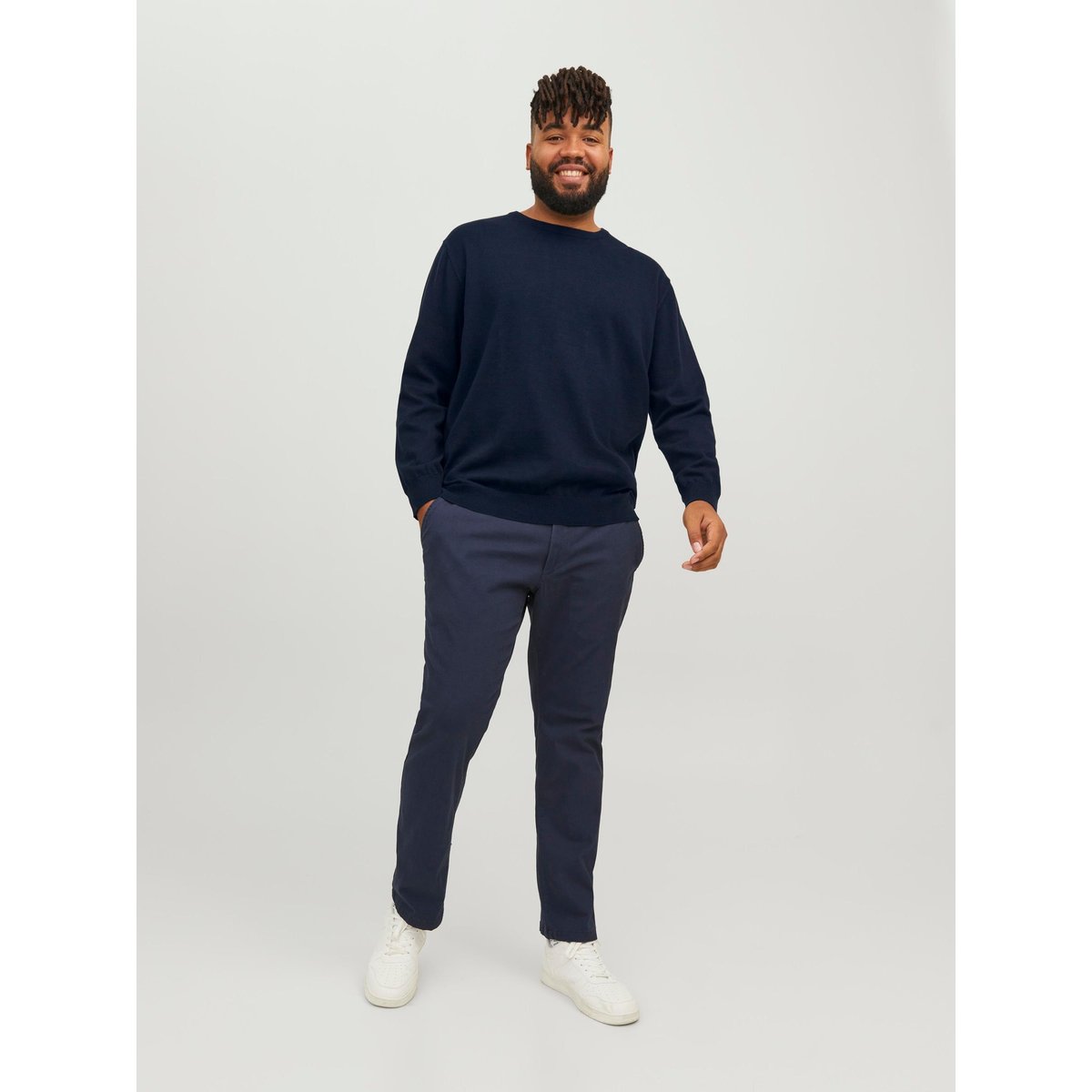 Pull En Maille navy blazer, JACK & JONES