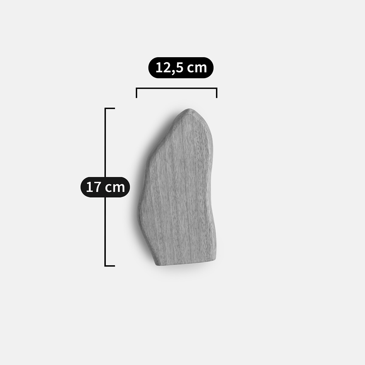 Jarrón decorativo de pared, madera de mango, altura 17 cm, NALYA natural, LA REDOUTE INTERIEURS