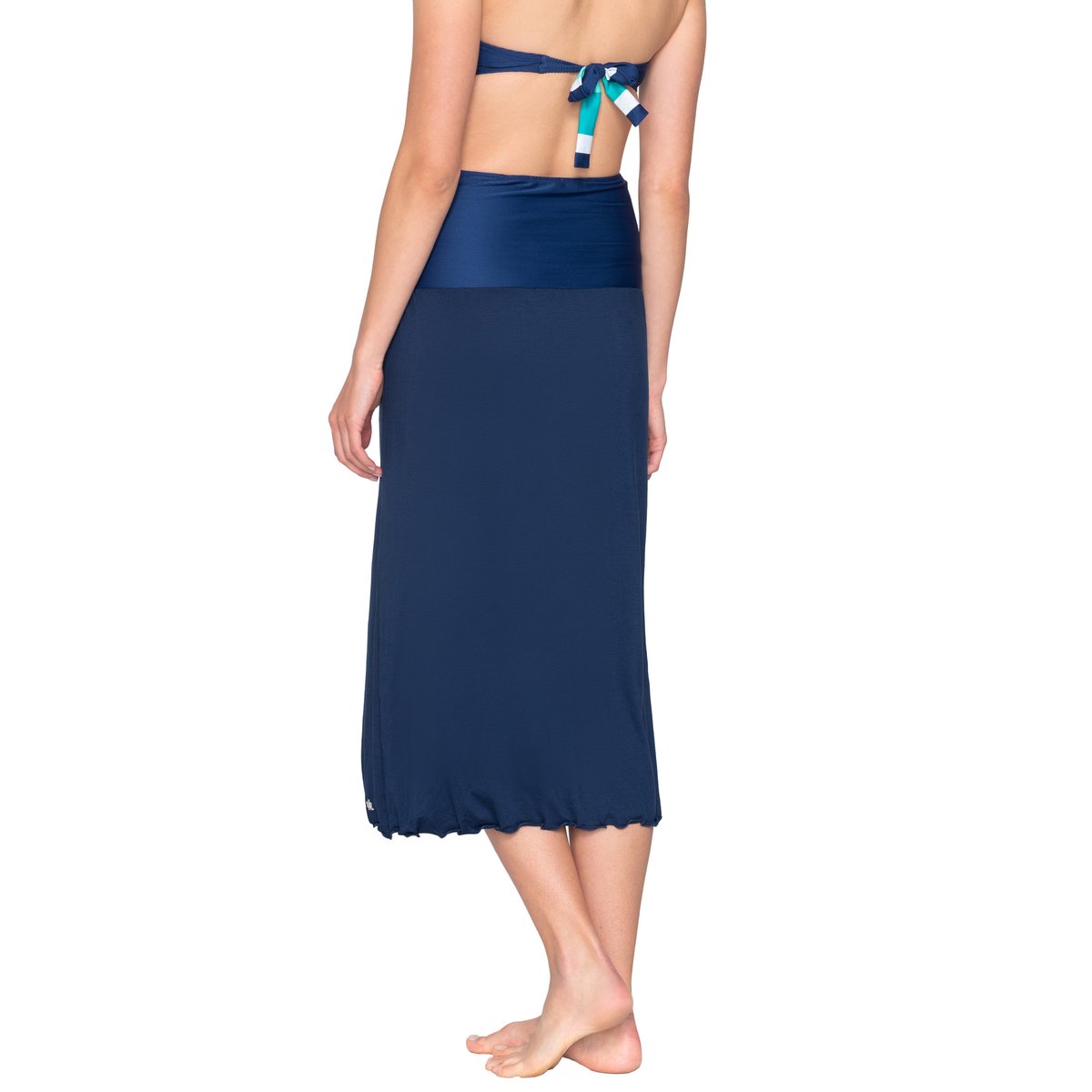 Robe estivale multipositions convertible jupe Horizon bleu, LUNA SPLENDIDA