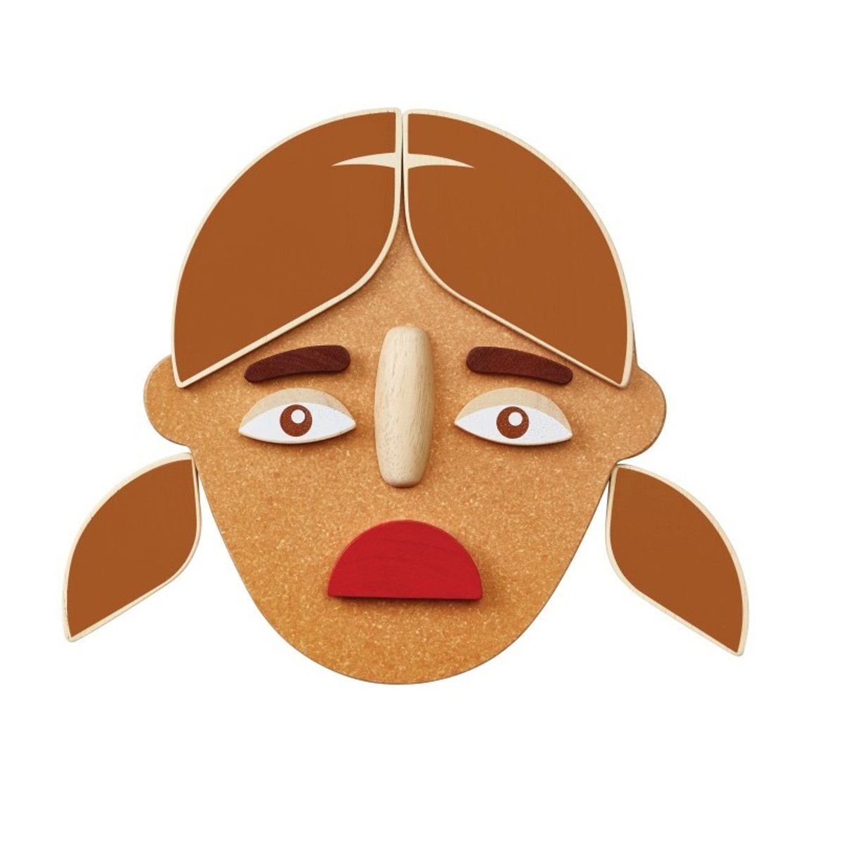 Visage et émotions marron, PLAN TOYS