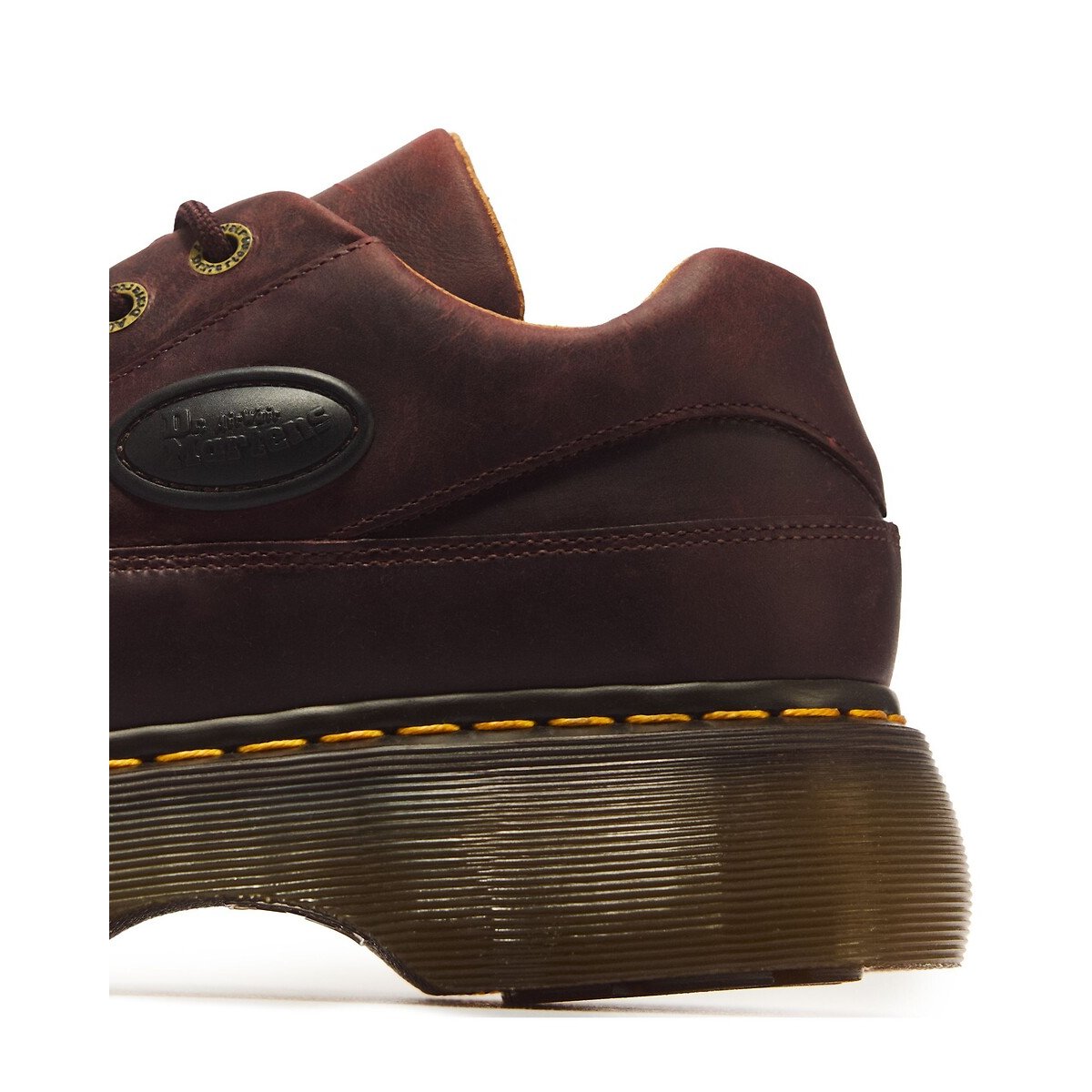 Derbies en cuir, Buzz Crazy Horse rouge foncé, DR. MARTENS