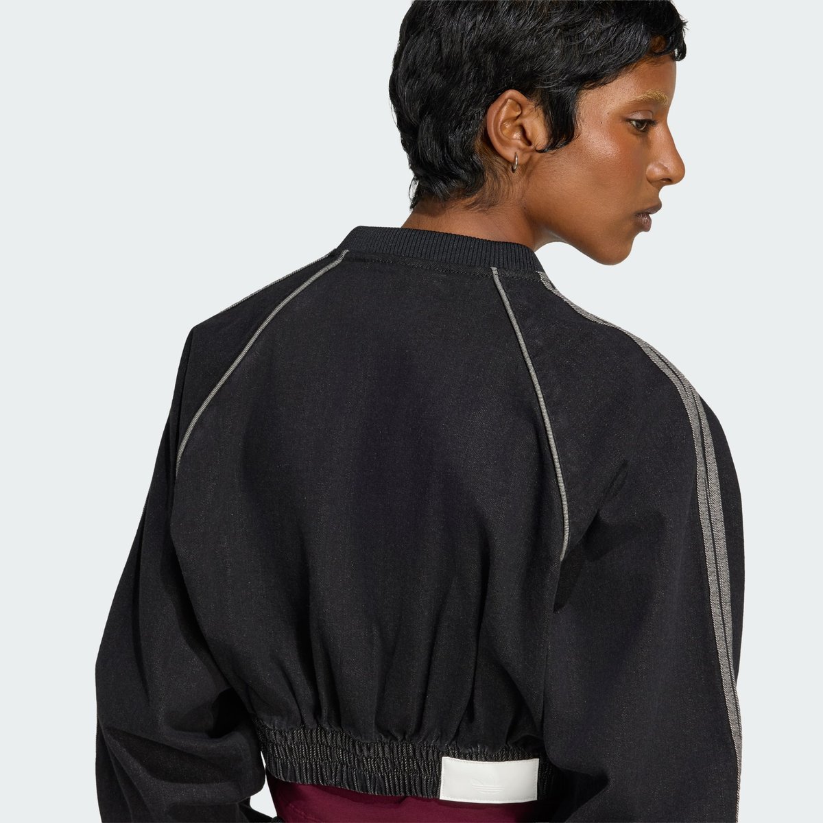 Veste De Survêtement Denim Sst Veste De Survêtement Denim Sst true black denim, adidas Originals