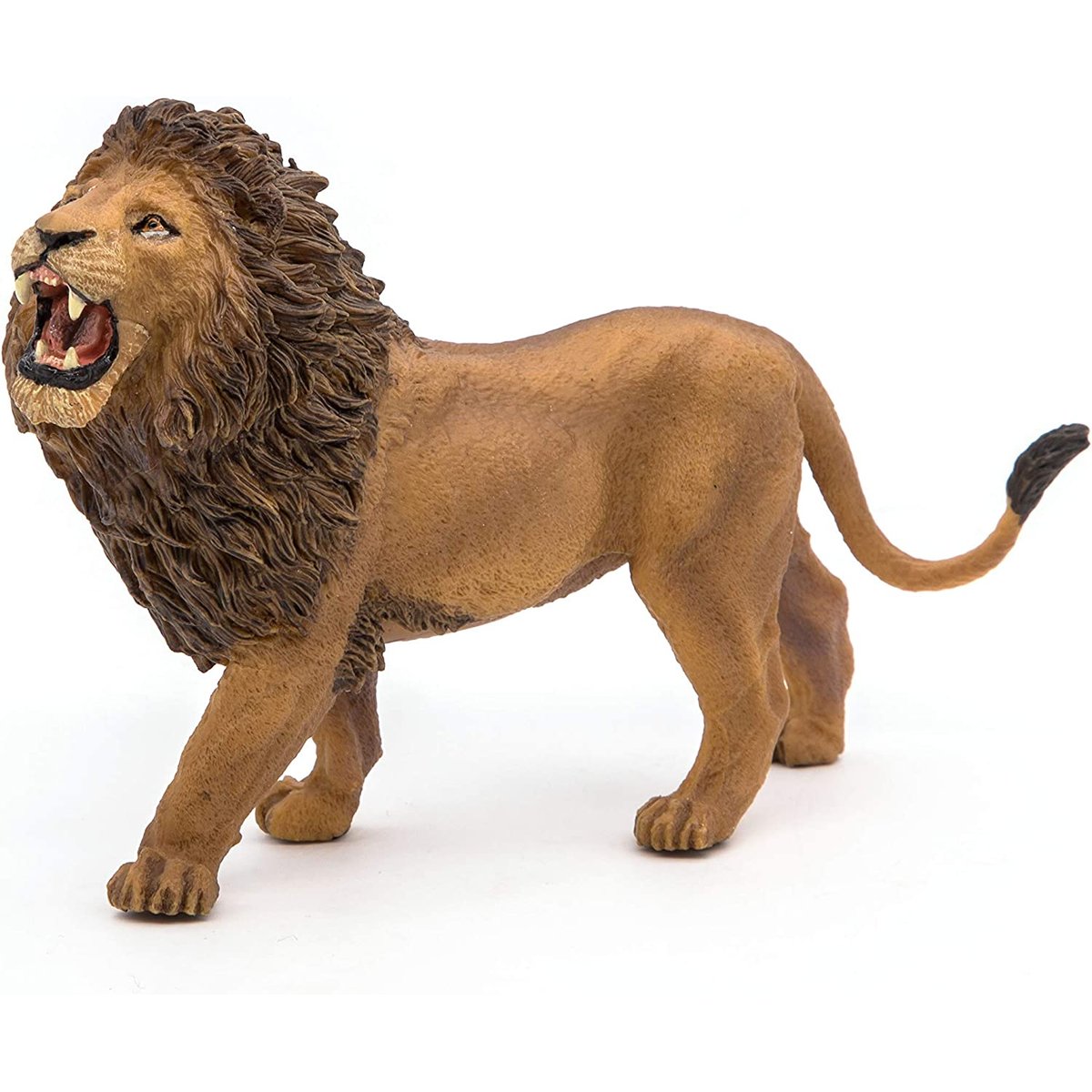 Figurine Lion rugissant marron, PAPO