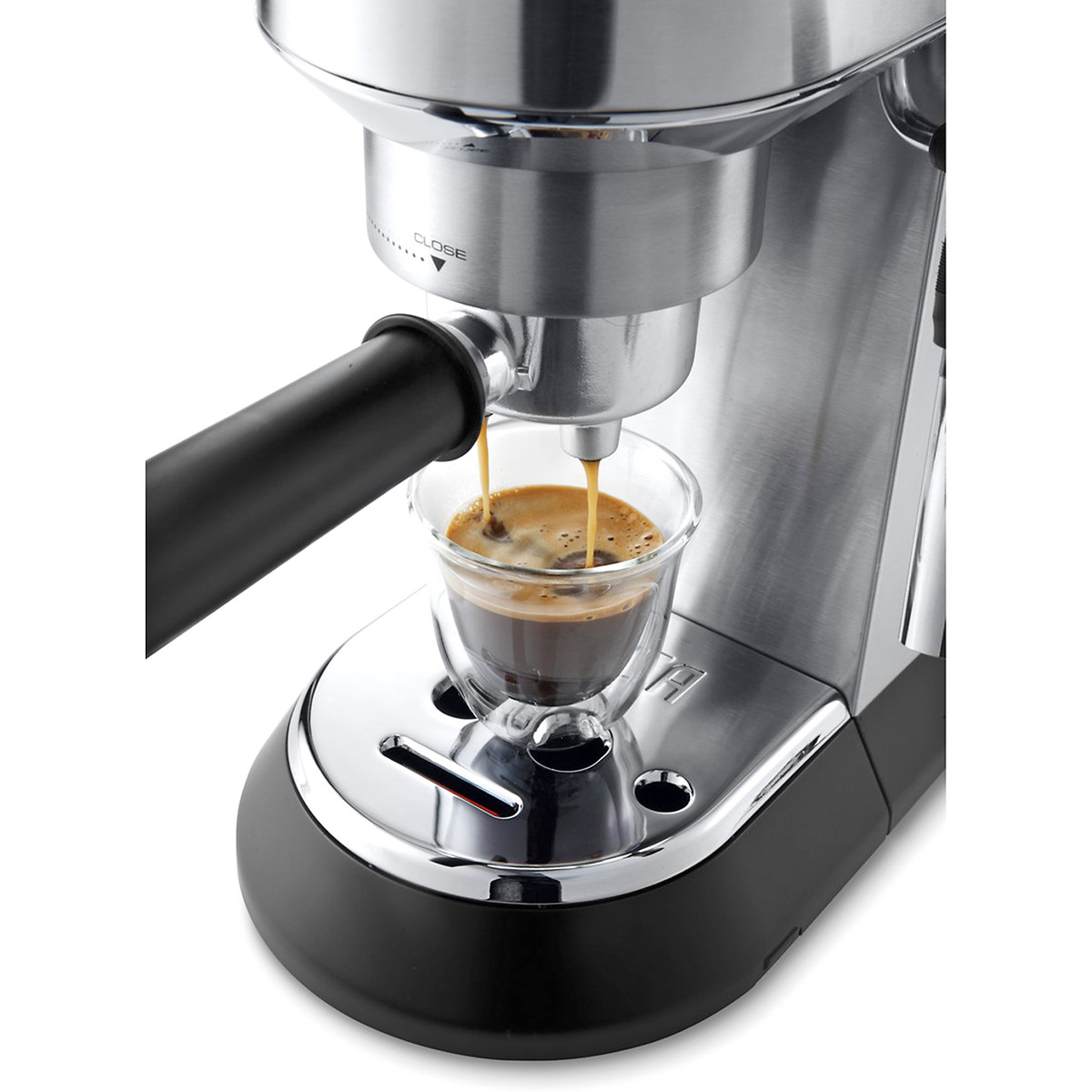 Expresso pompe ultra-compacte Dedica EC695.M inox, DELONGHI