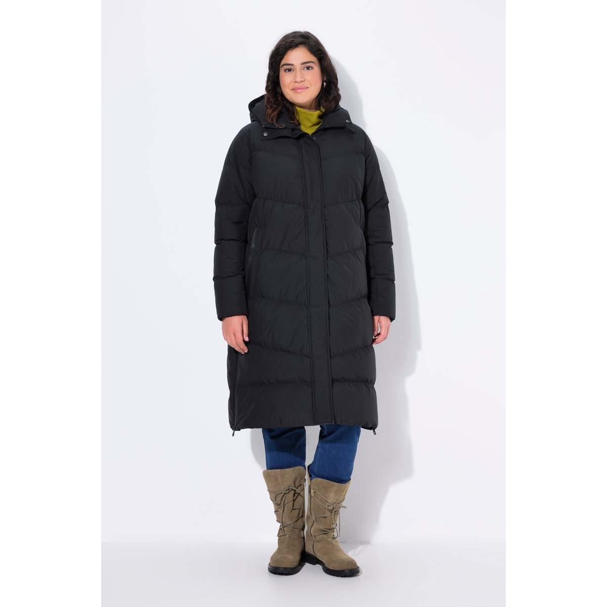 Manteau matelassé HYPRAR, tissu déperlant noir, ULLA POPKEN