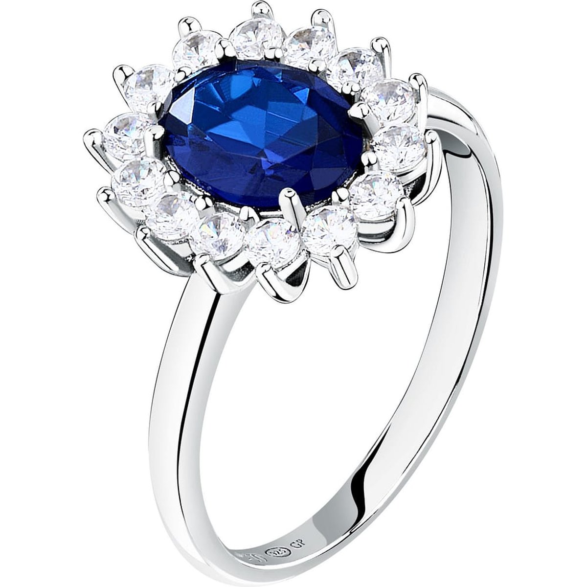 Bagues en Zircon/zircons Cubiques/argent 925/1000 Recyclé et Zircon argent, MORELLATO