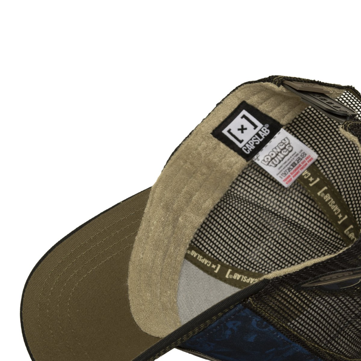 Casquette trucker Looney Tunes bleu/noir/kaki/bordeaux, CAPSLAB