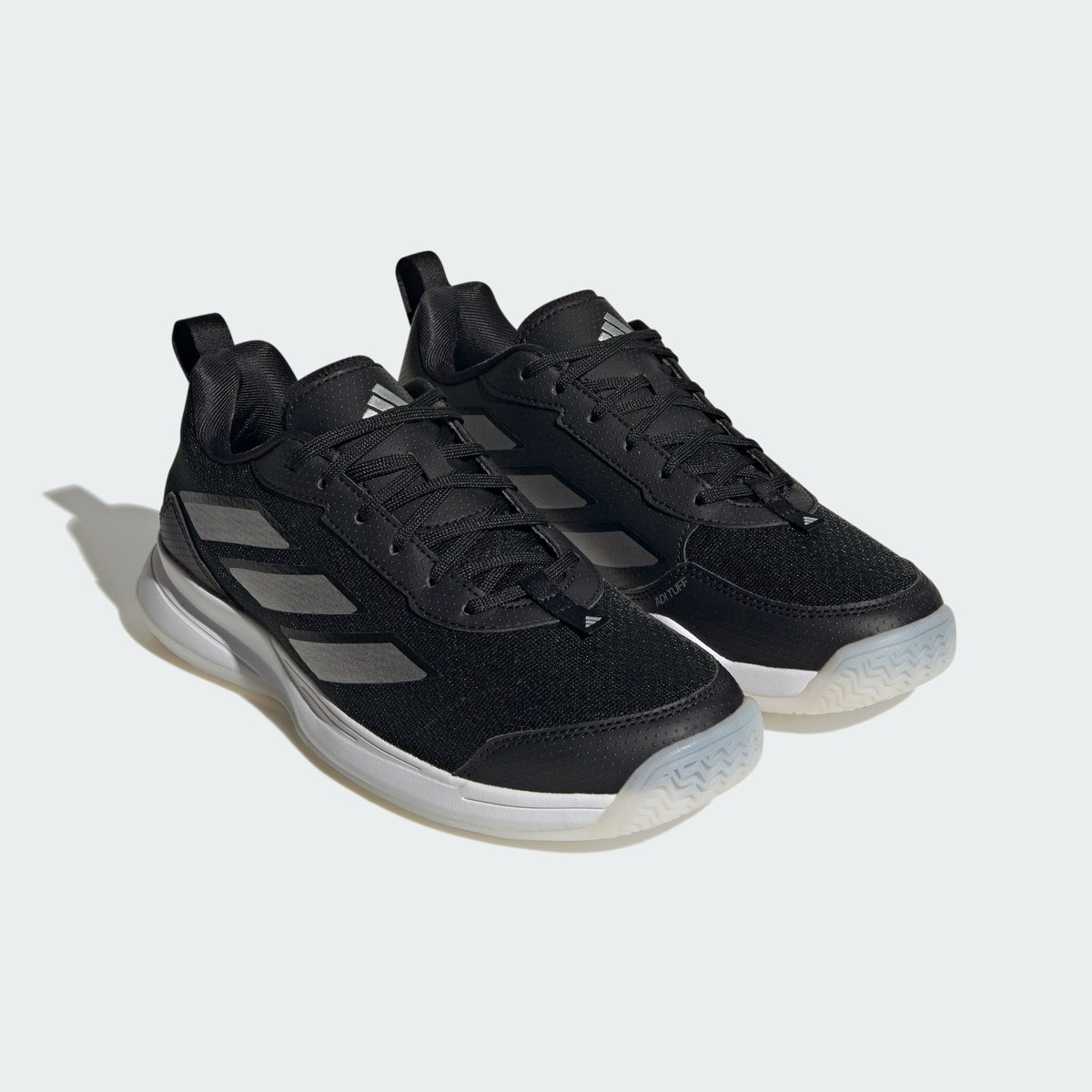 Chaussure de tennis basse Avaflash core black / silver metallic / cloud white, adidas Performance