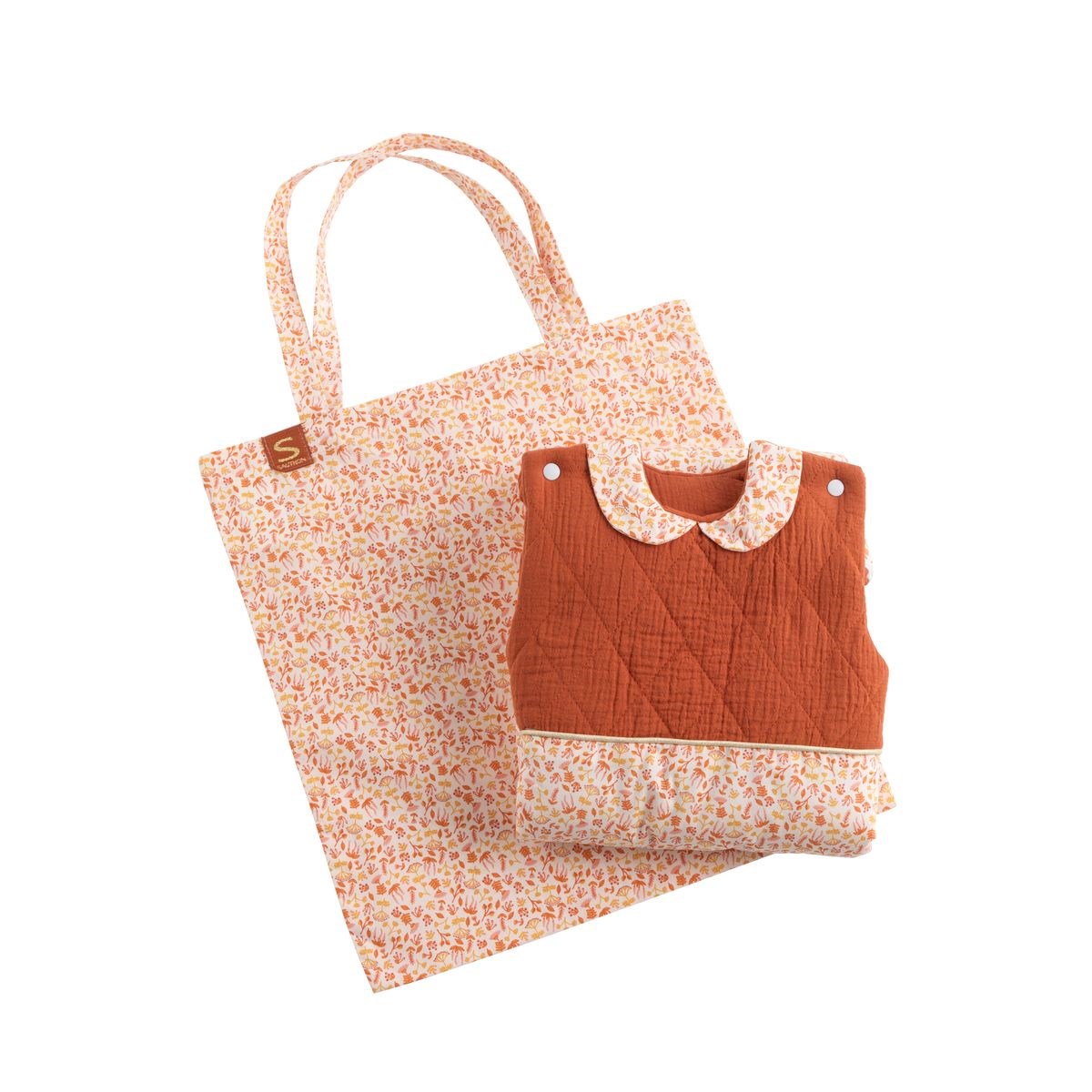 Gigoteuse bébé en coton rouge, SAUTHON