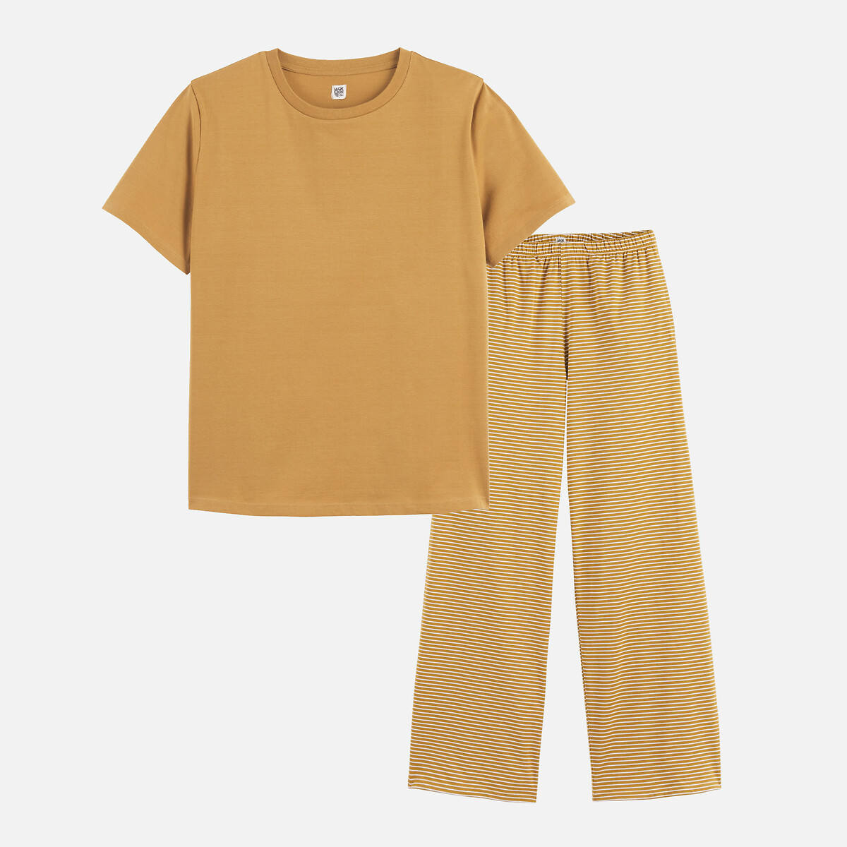 Pijama de punto estampado bronce , LA REDOUTE COLLECTIONS