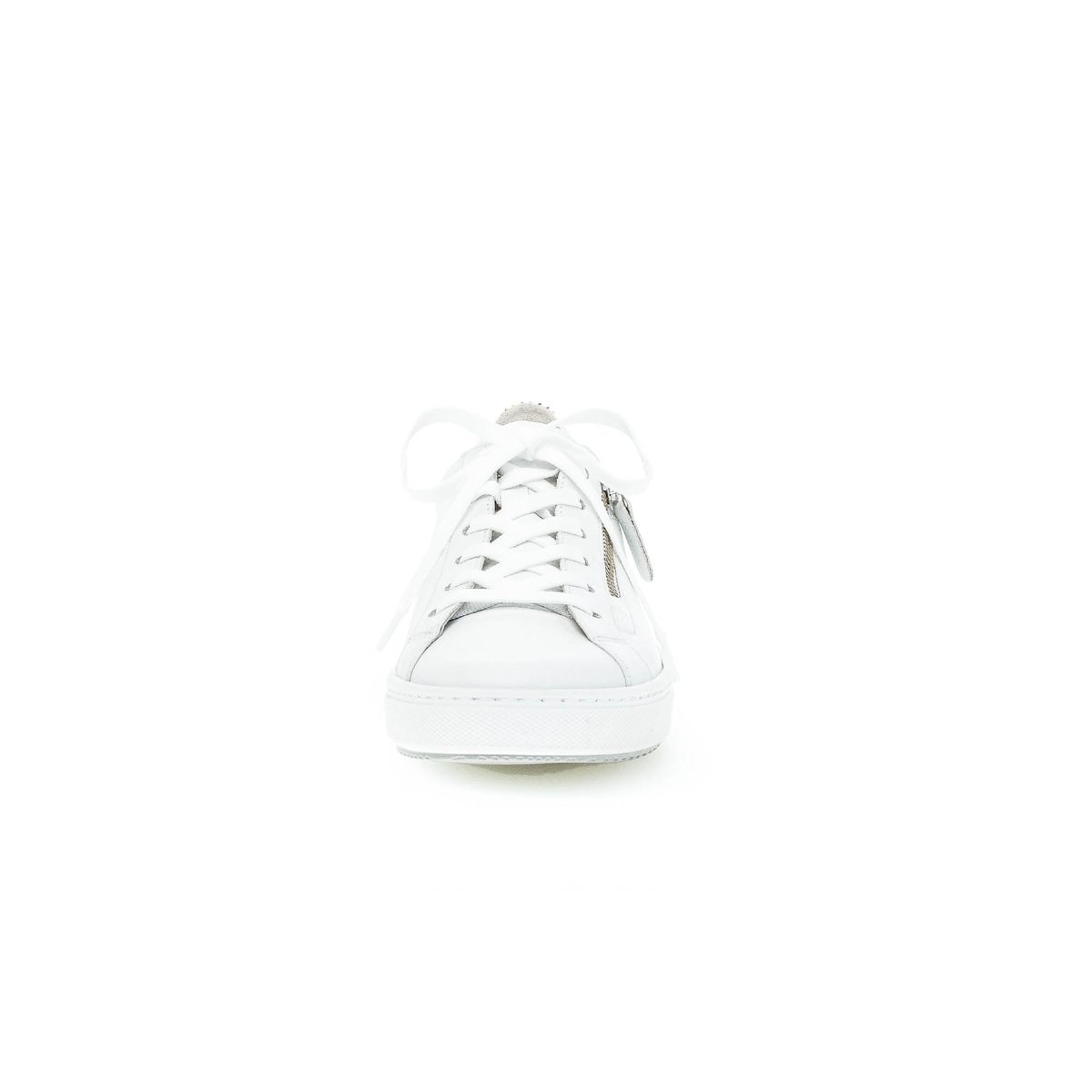 Baskets en cuir à talon compensé blanc, GABOR
