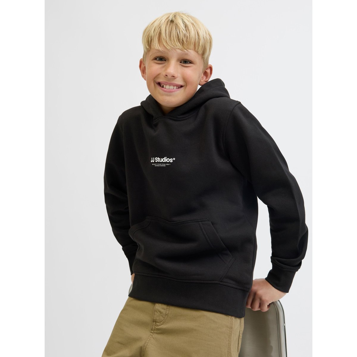 Sweat À Capuche black 1, JACK & JONES JUNIOR