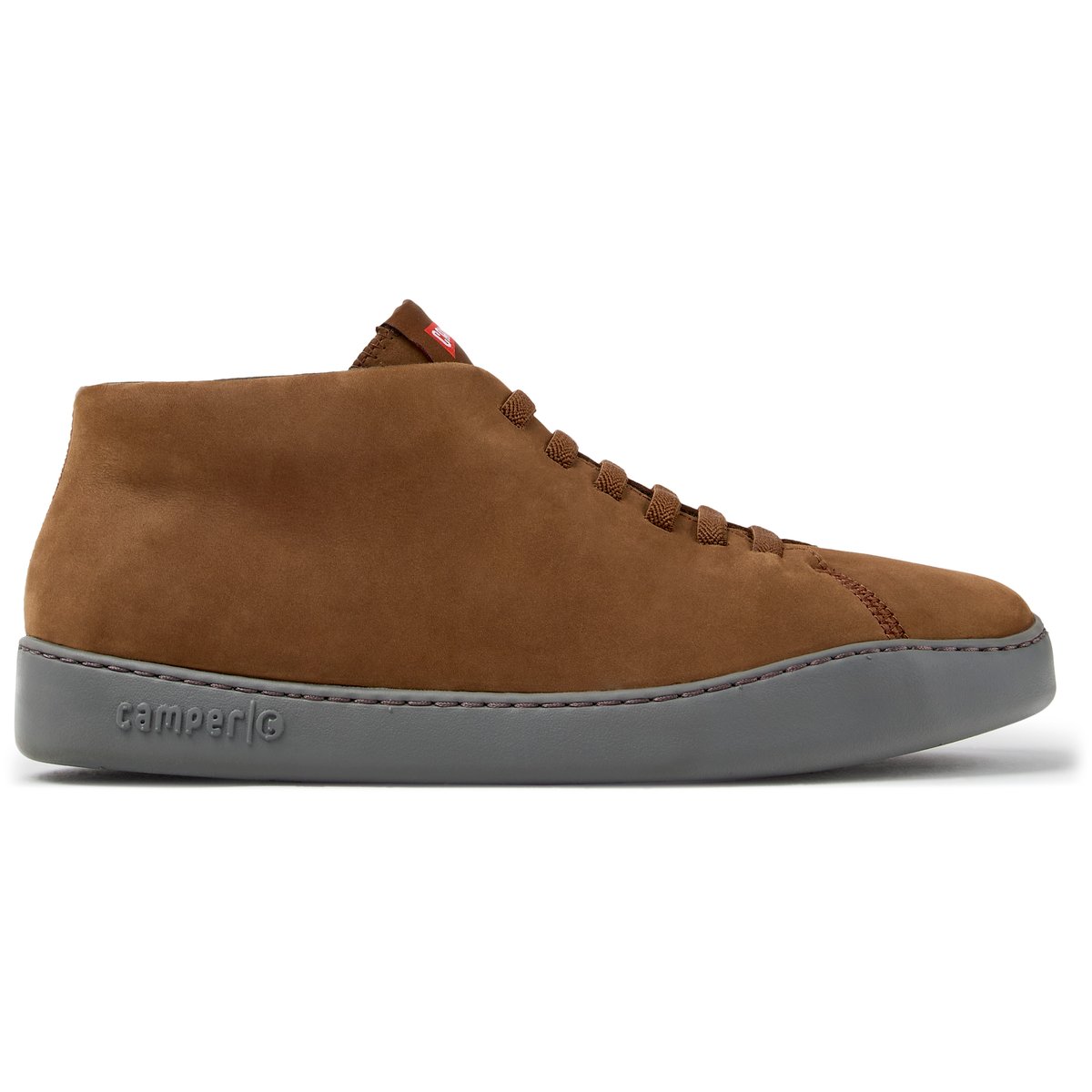 Baskets Peu Touring Nubuck Leather brun moyen 029, CAMPER