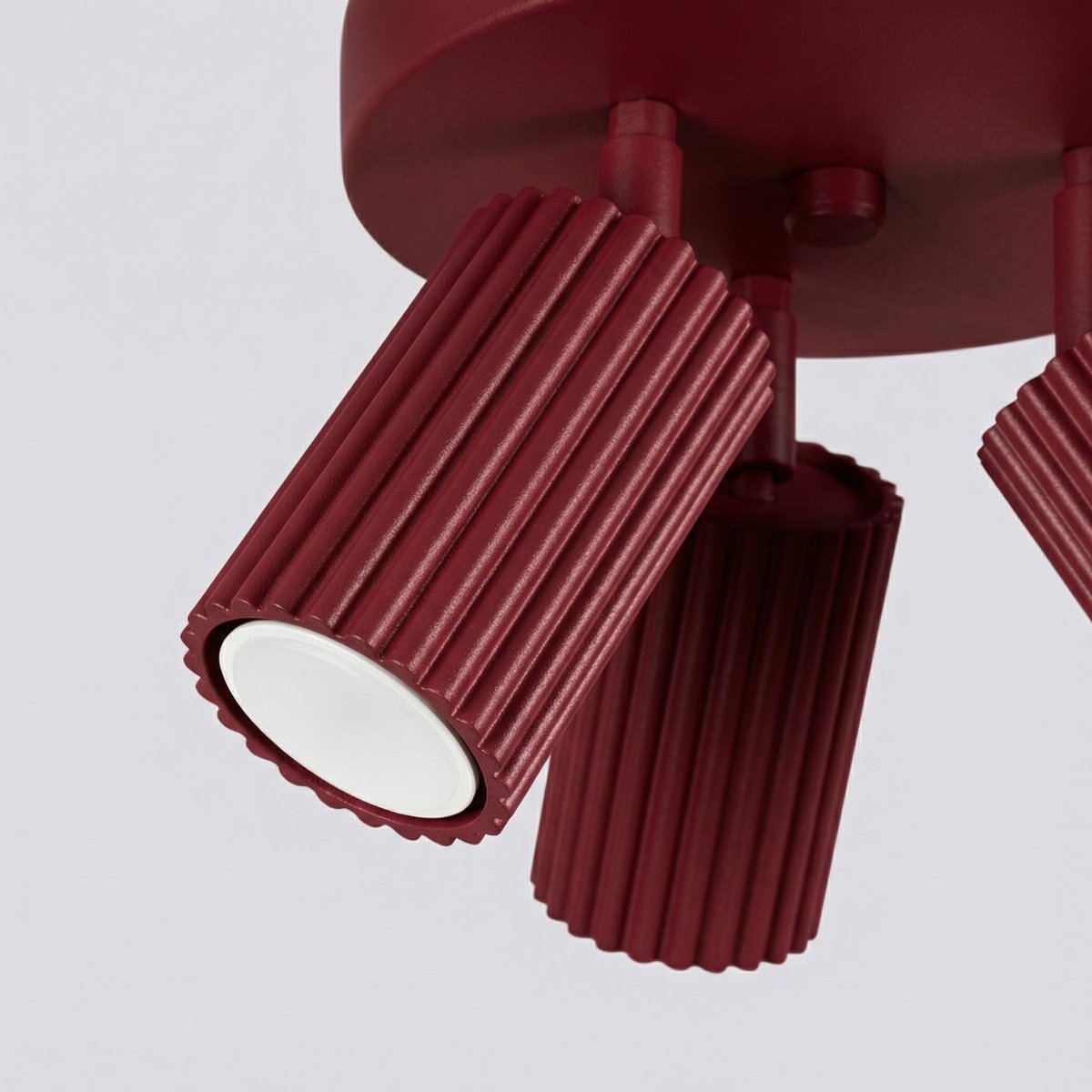 Plafonnier Aluminium Bordeaux GU10 3 KARBON bordeaux, EDEN