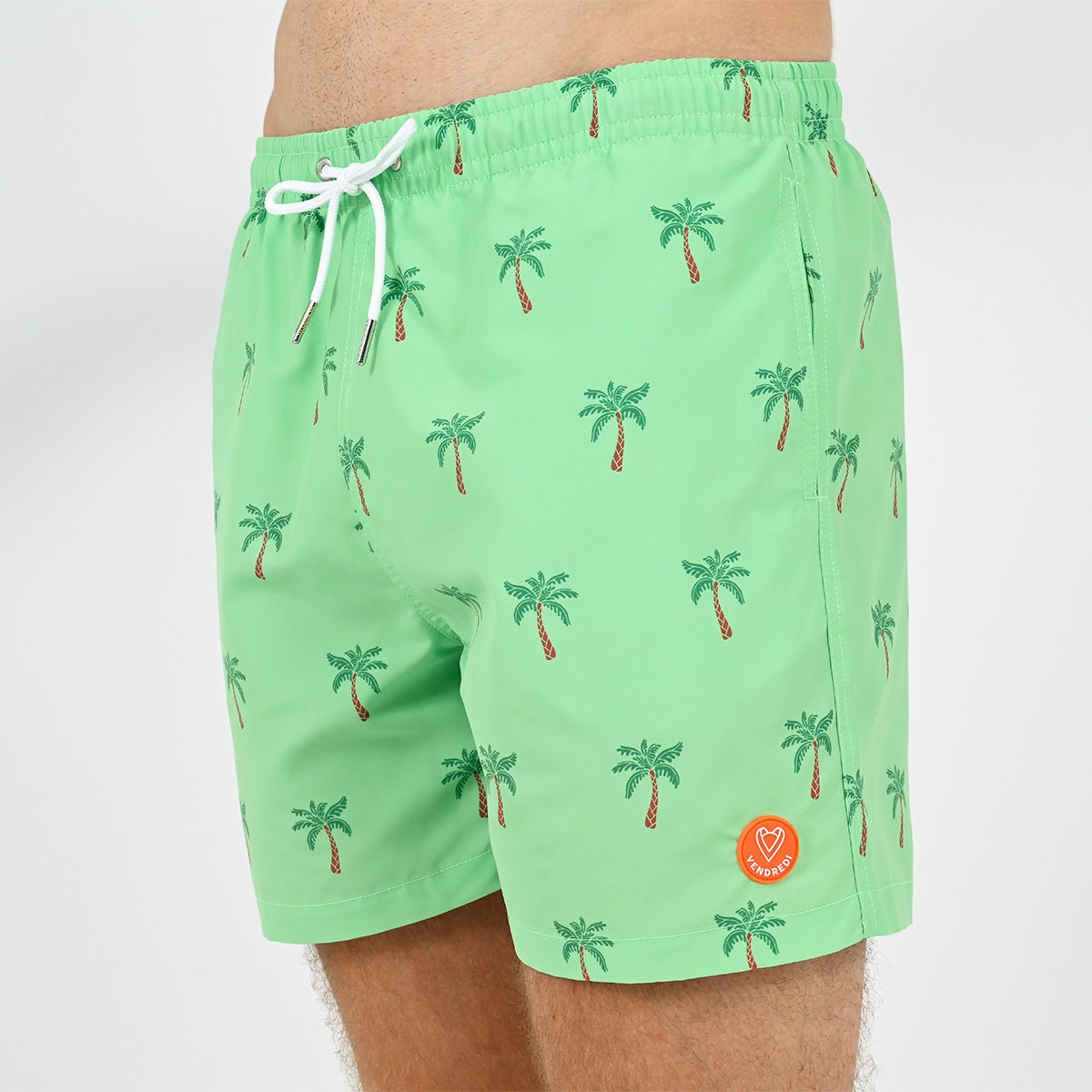 Short de bain L'Exotique vert, VENDREDI