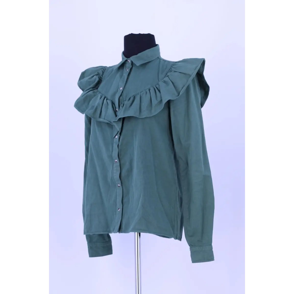 Chemise - Très Bon État vert, SEZANE