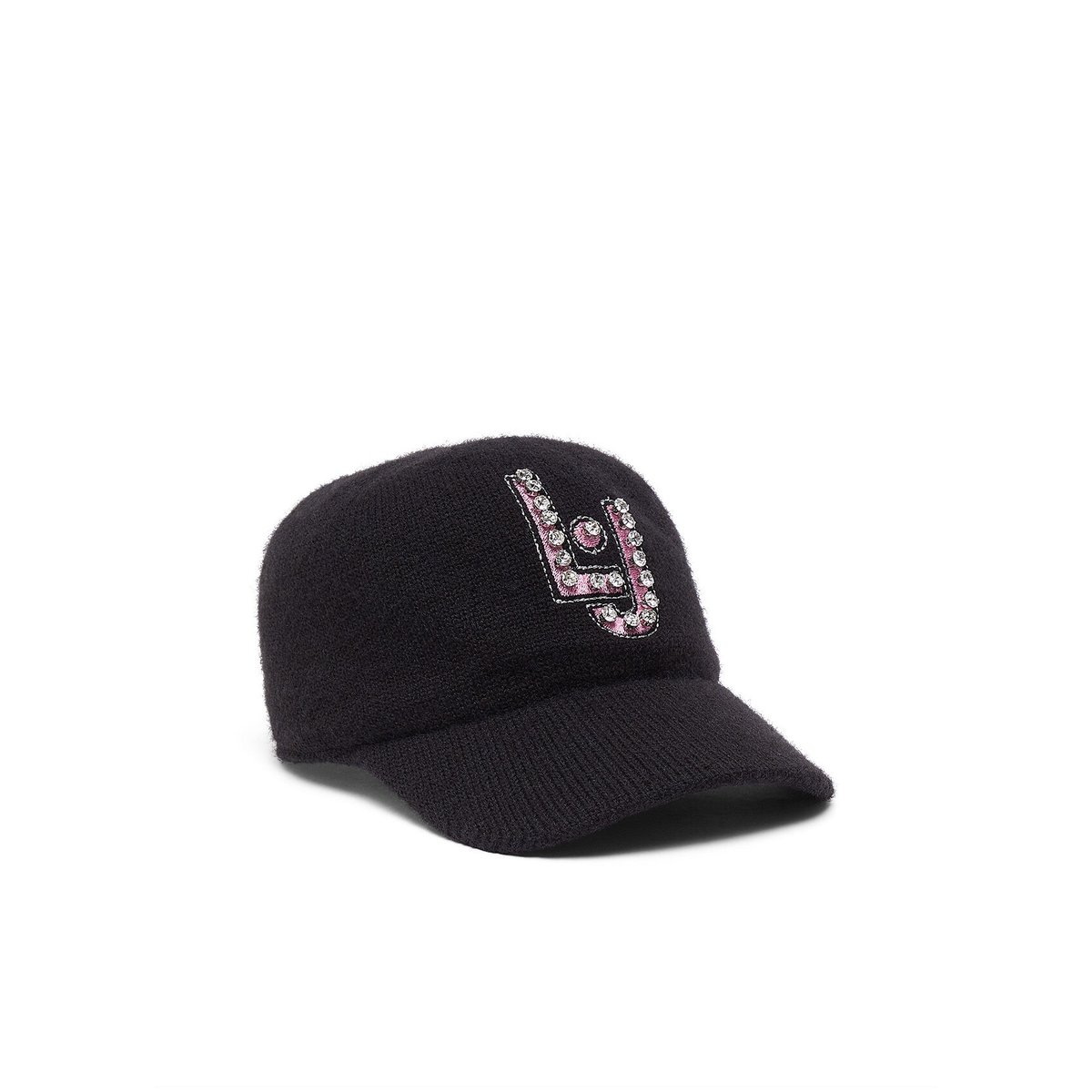 Casquette de baseball avec broderie bijou noir, LIU JO