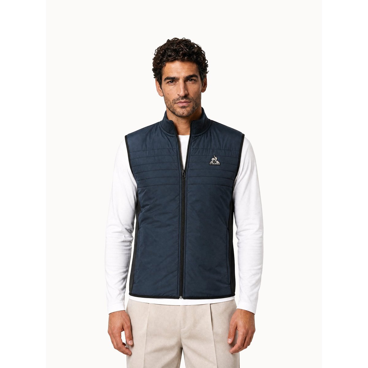 Doudoune sans manche Essentiels bleu, LE COQ SPORTIF