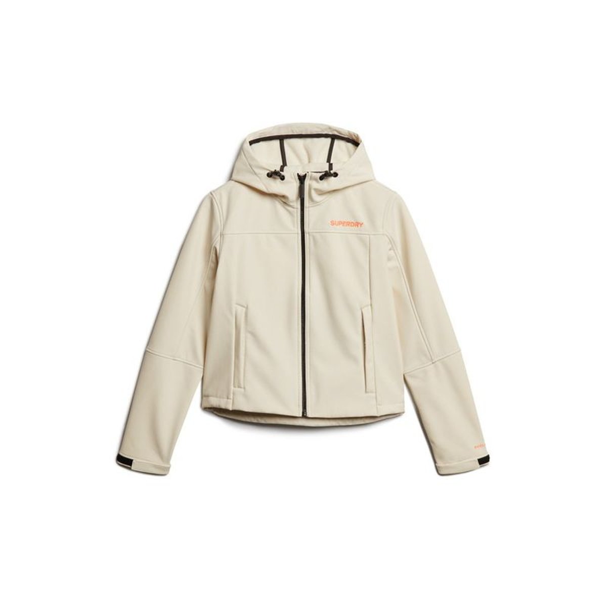 Veste à capuche Softshell CODE Trekker riz blanc, SUPERDRY