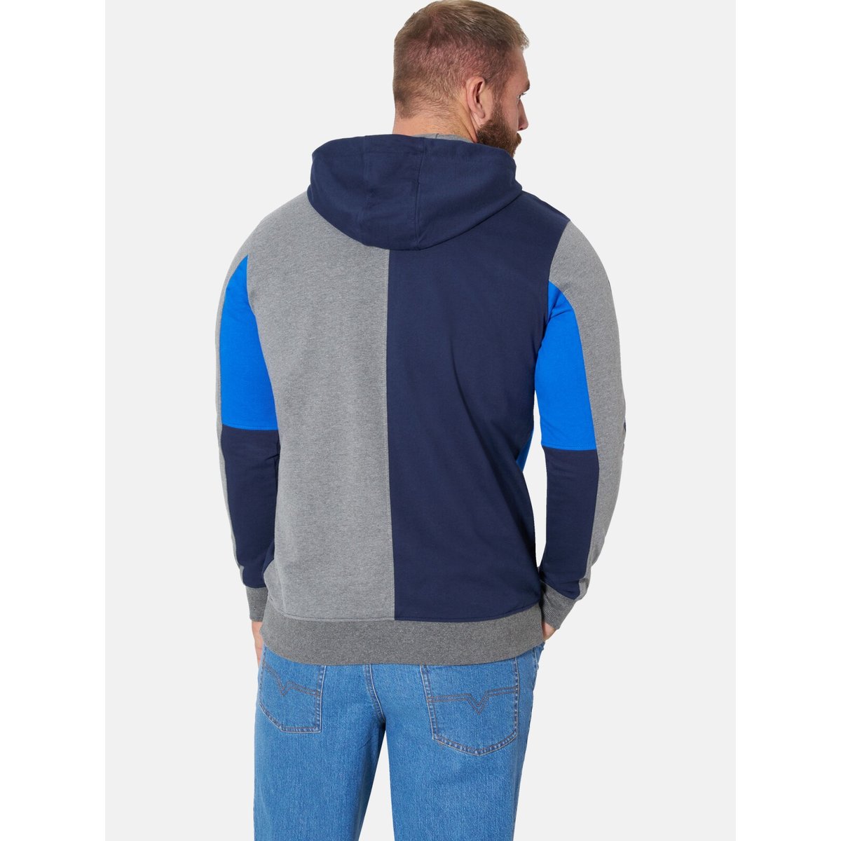Sweatshirt RIKVALD bleu gris, JAN VANDERSTORM