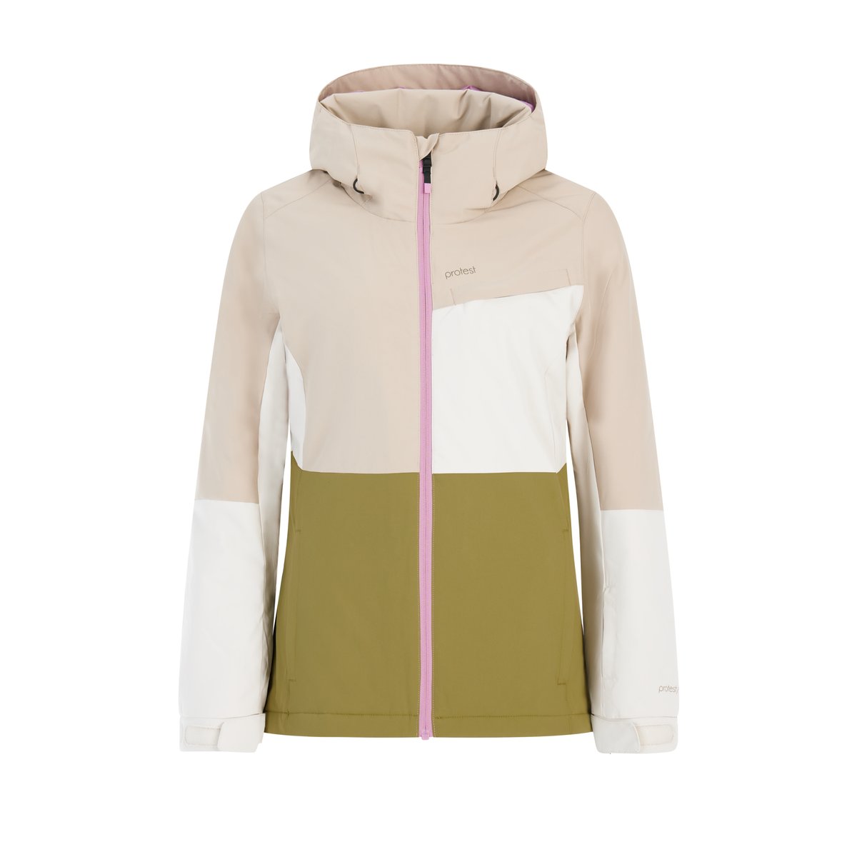 Veste de ski et de snowboard PRTSINA willow green, PROTEST