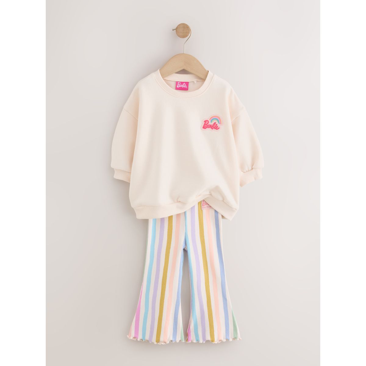 Ensemble sweat et pantalon évasé maison de rêve barbie arc-en-ciel, NEXT