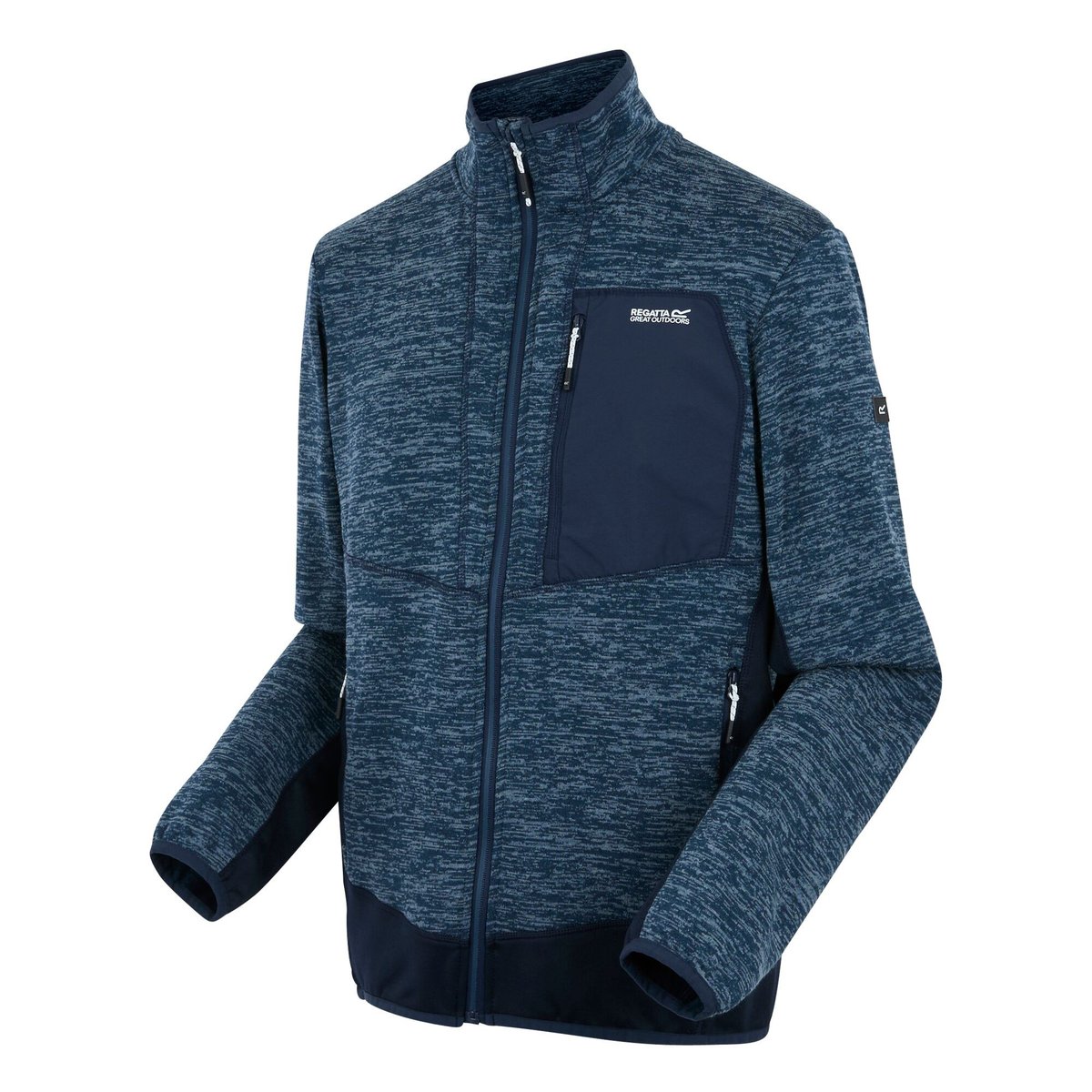 Veste polaire BASLINN denim sombre / bleu marine chiné, REGATTA