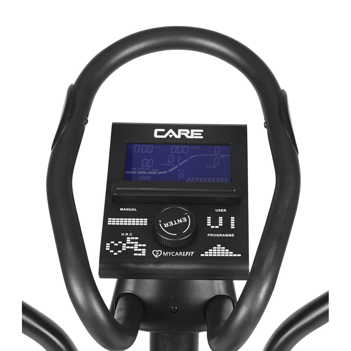 Vélo elliptique connecté - CE-685 noir, CARE FITNESS