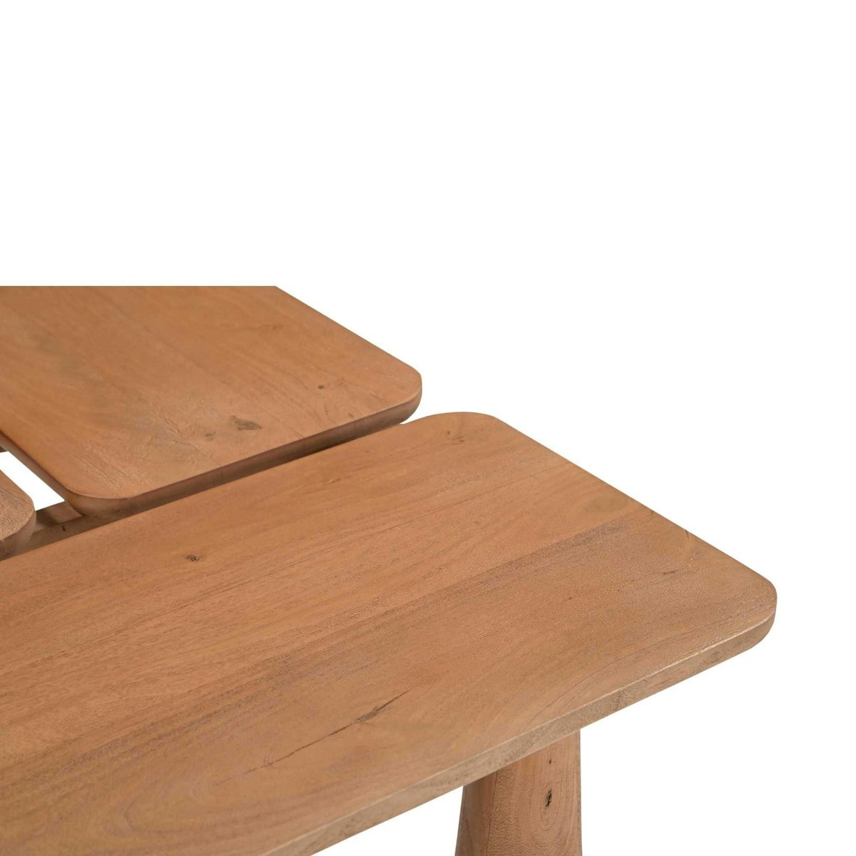 Table basse design 3 plateaux manguier naturel ALMA bois naturel, PIER IMPORT