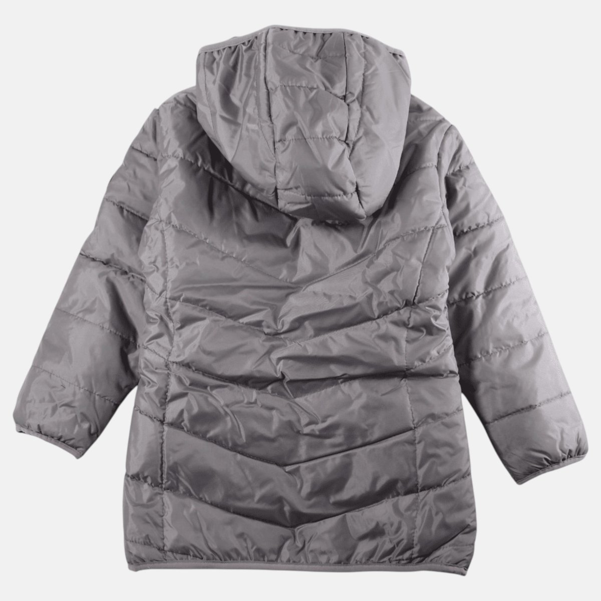 Doudoune matelassée zippée à capuche imprimée, coupe droite GRAND NORD gris, LEE COOPER