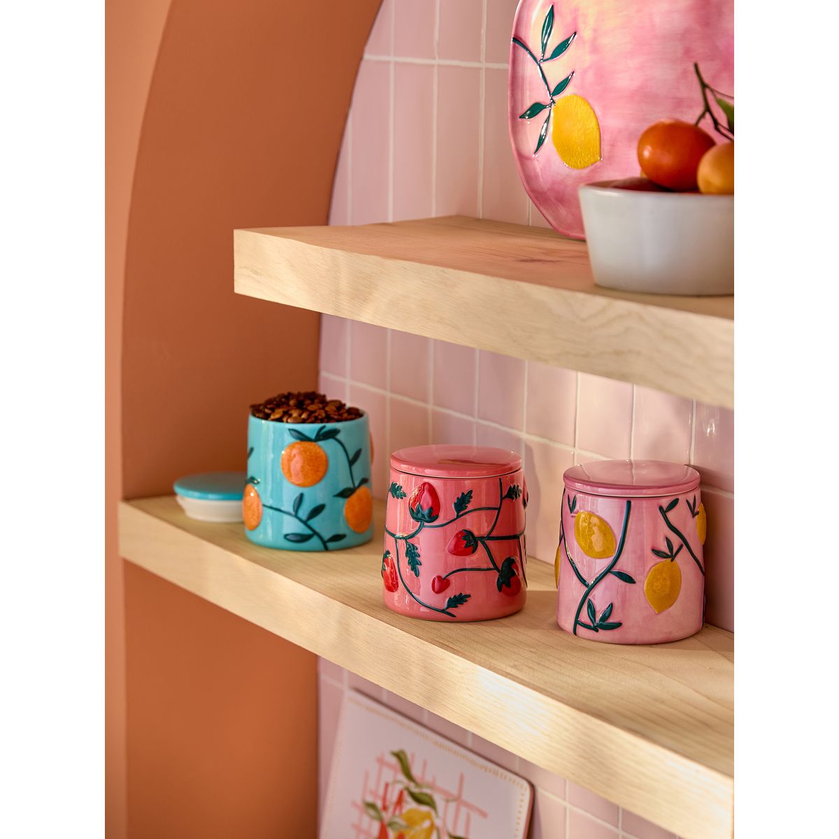 Pot de rangement pour fruits loreto, lot 3 multi-couleurs, NEXT