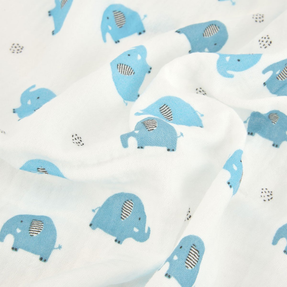 Couverture en coton imprimé pour bébé multicolore, BOBOLI
