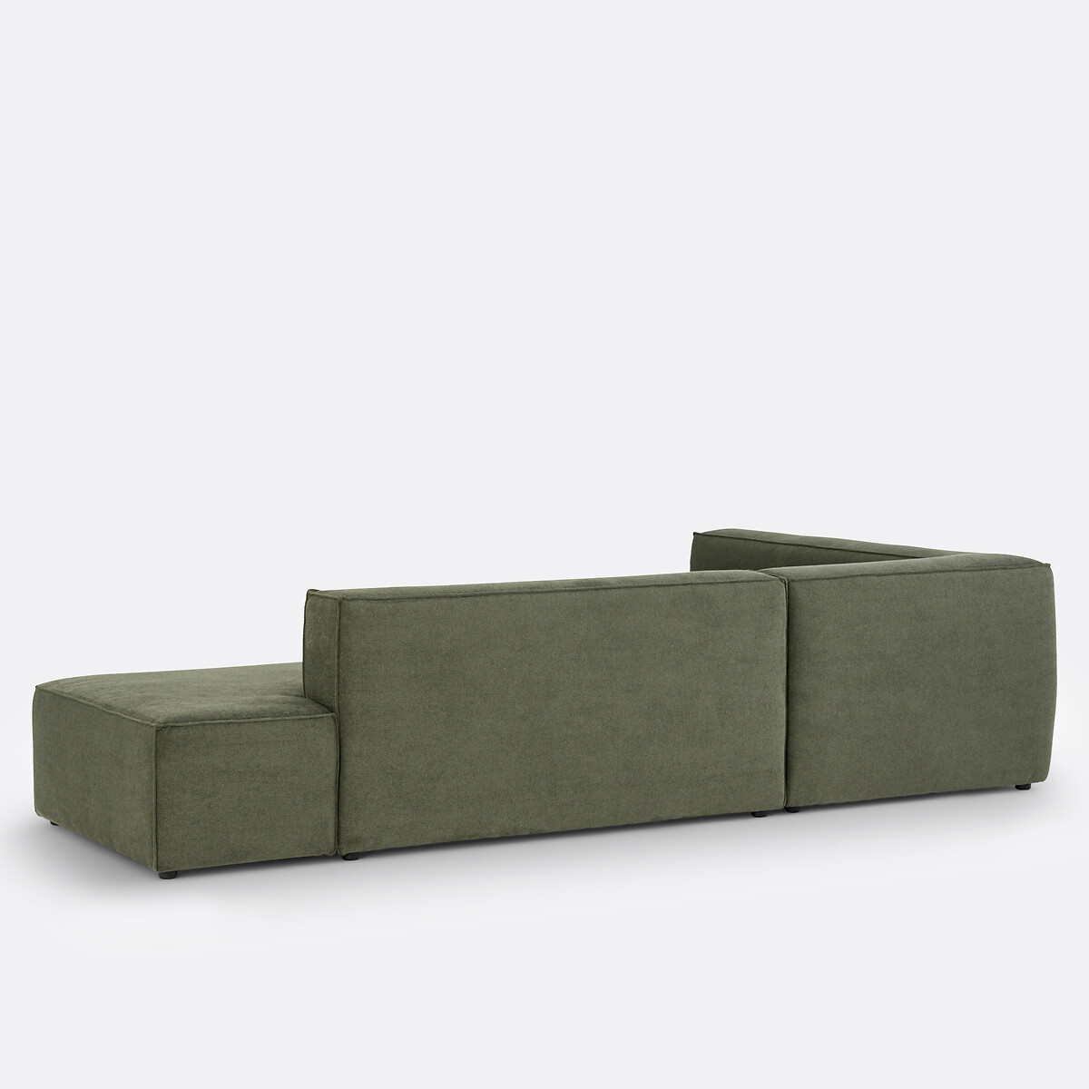 Omvormbare hoekbank in polyester, Ginosa bosgroen, LA REDOUTE INTERIEURS