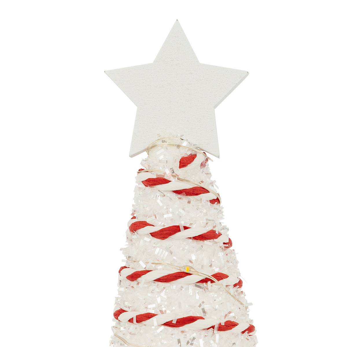 Décoration sapin LED CHRISTMAS COUNTRY blanc, FEERIC LIGHTS & CHRISTMAS
