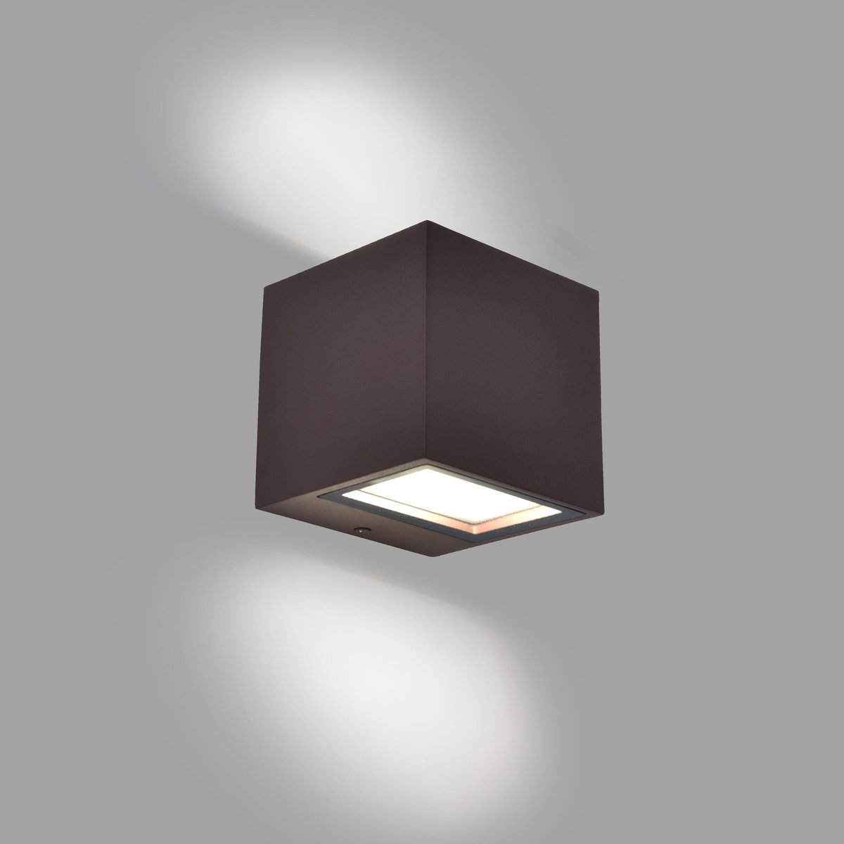 Applique LED extérieure en aluminium, BRANDSEN rouge, INSPIRE