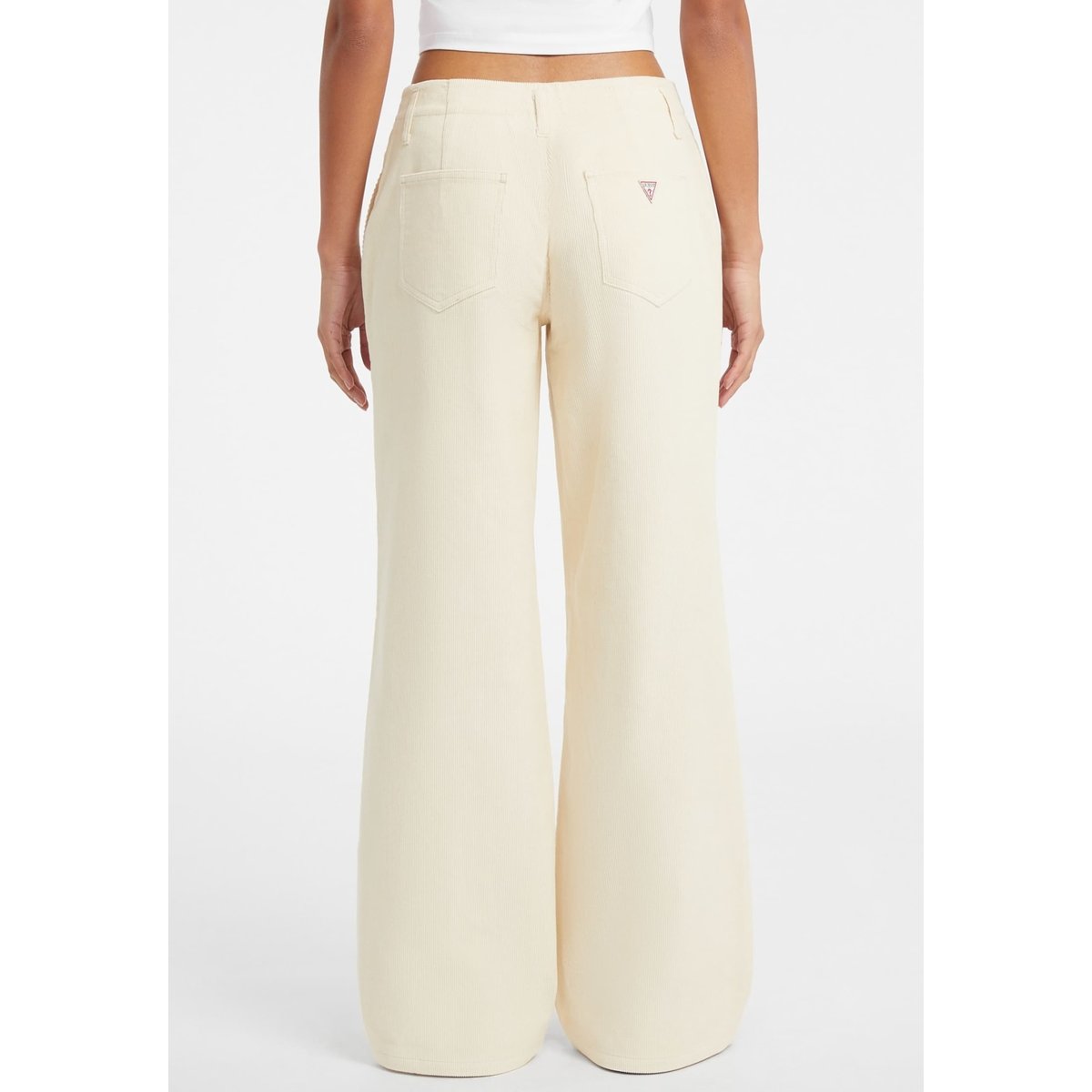Pantalon Utilitaire Jambe Large beige, GUESS JEANS