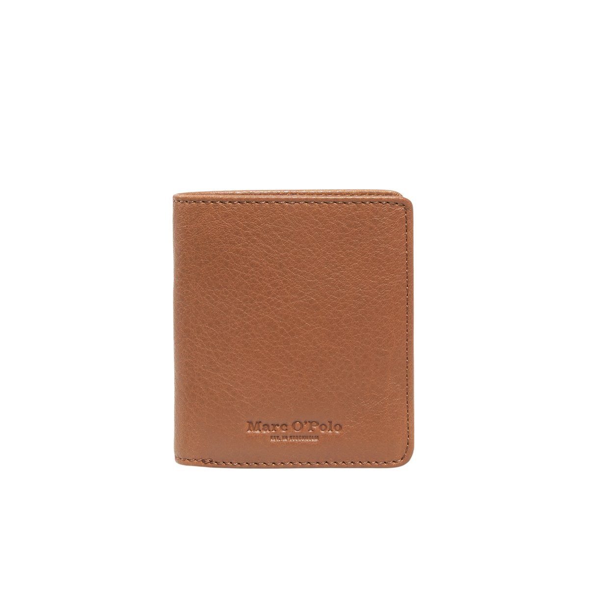 Portefeuille En cuir de qualité supérieure marron foncé, MARC O'POLO