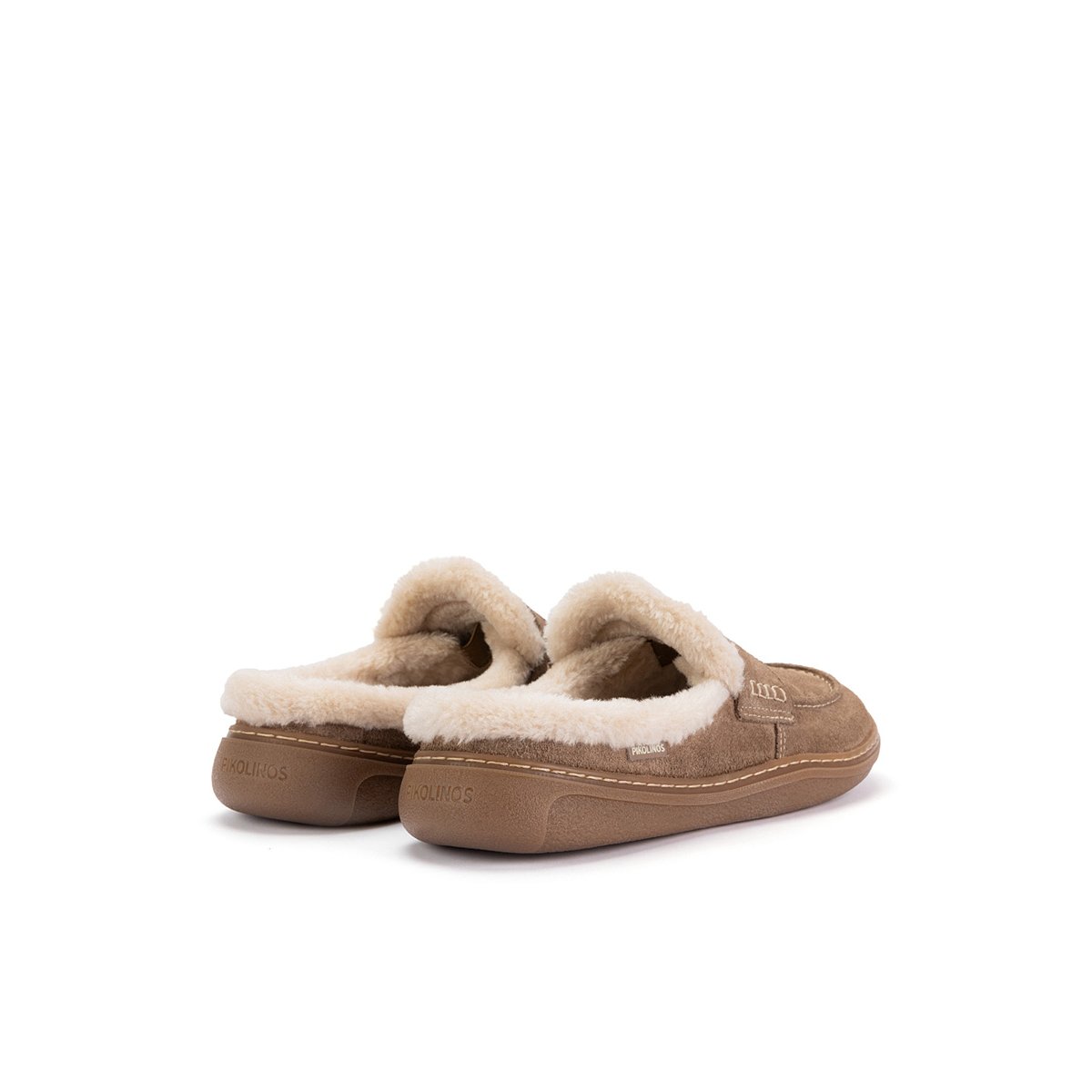 Sabots cuir Aranjuez Barefoot taupe, PIKOLINOS