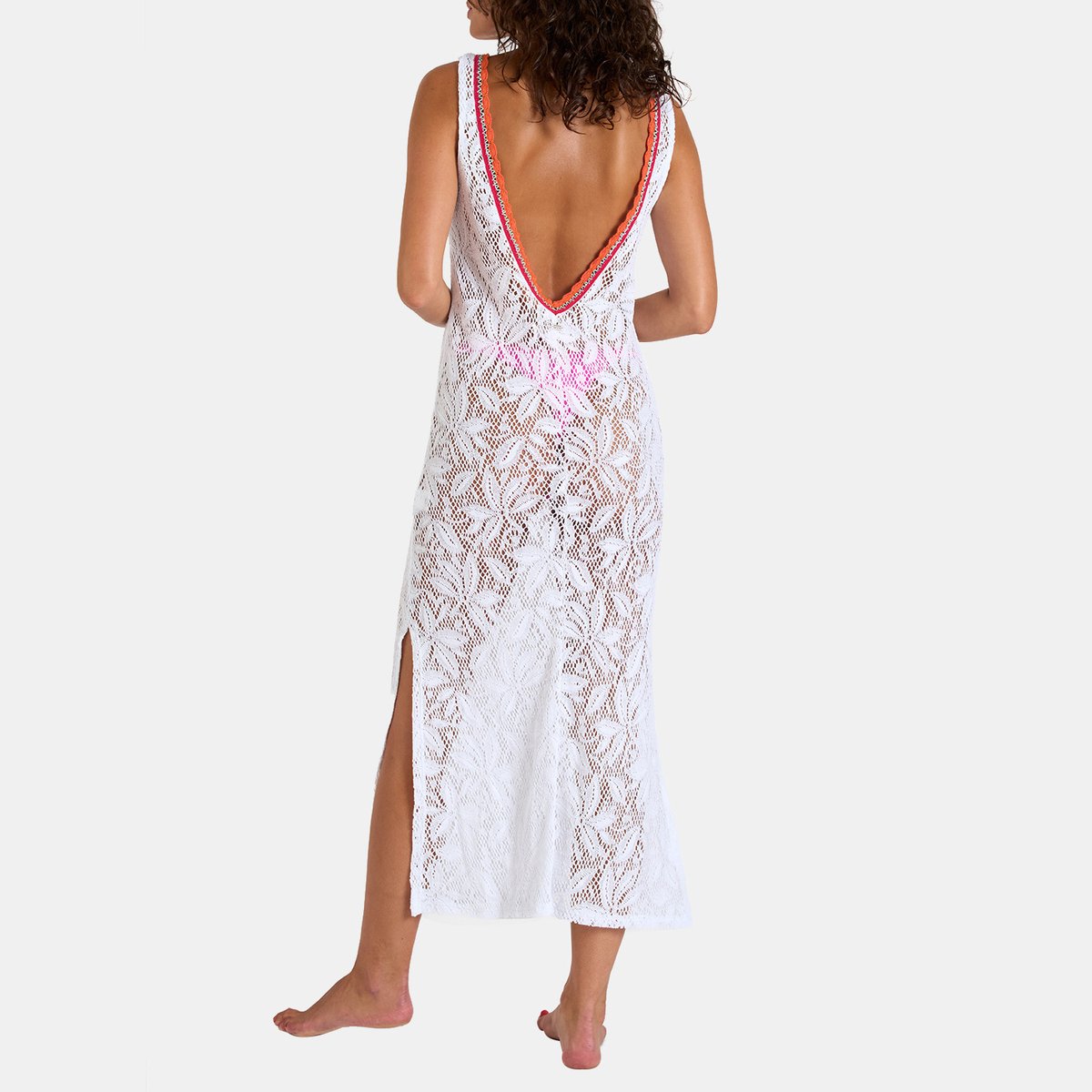 Robe Imogen - AGUANGA blanc, BANANA MOON