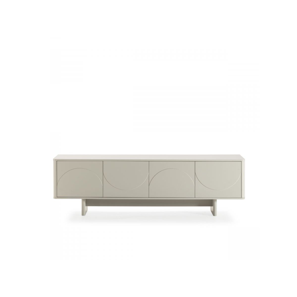Meuble TV 180 cm MDF, ESTEBAN beige, BOBOCHIC