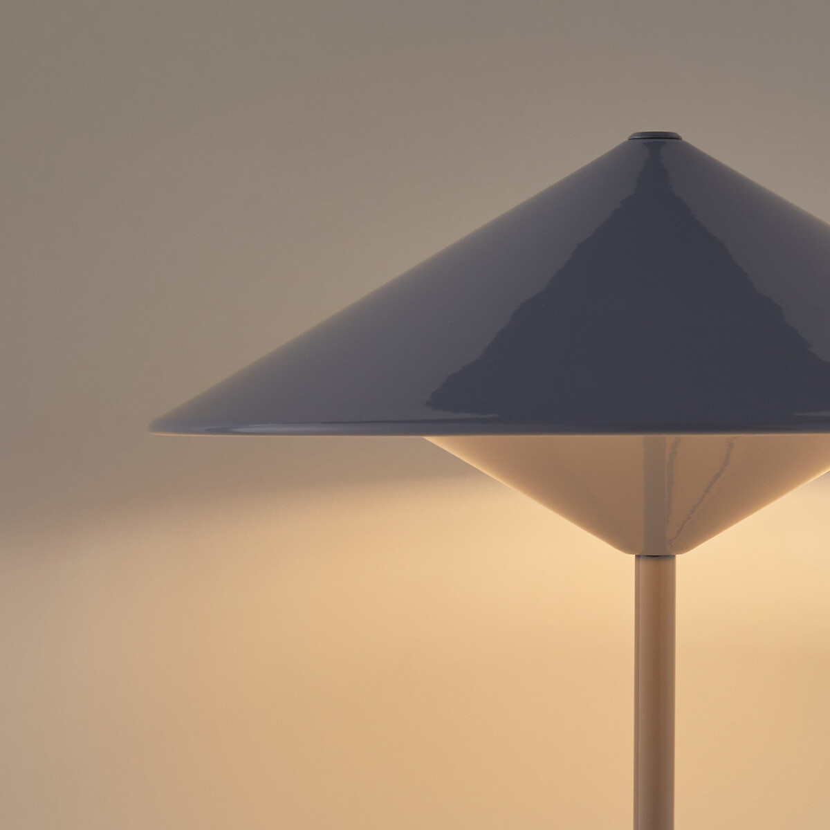 Tischlampe aus Metall Eisen H42 cm, Coney hellblau, LA REDOUTE INTERIEURS