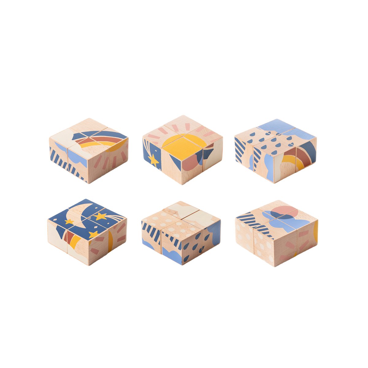Cubes en bois Veggies climat, NOBODINOZ