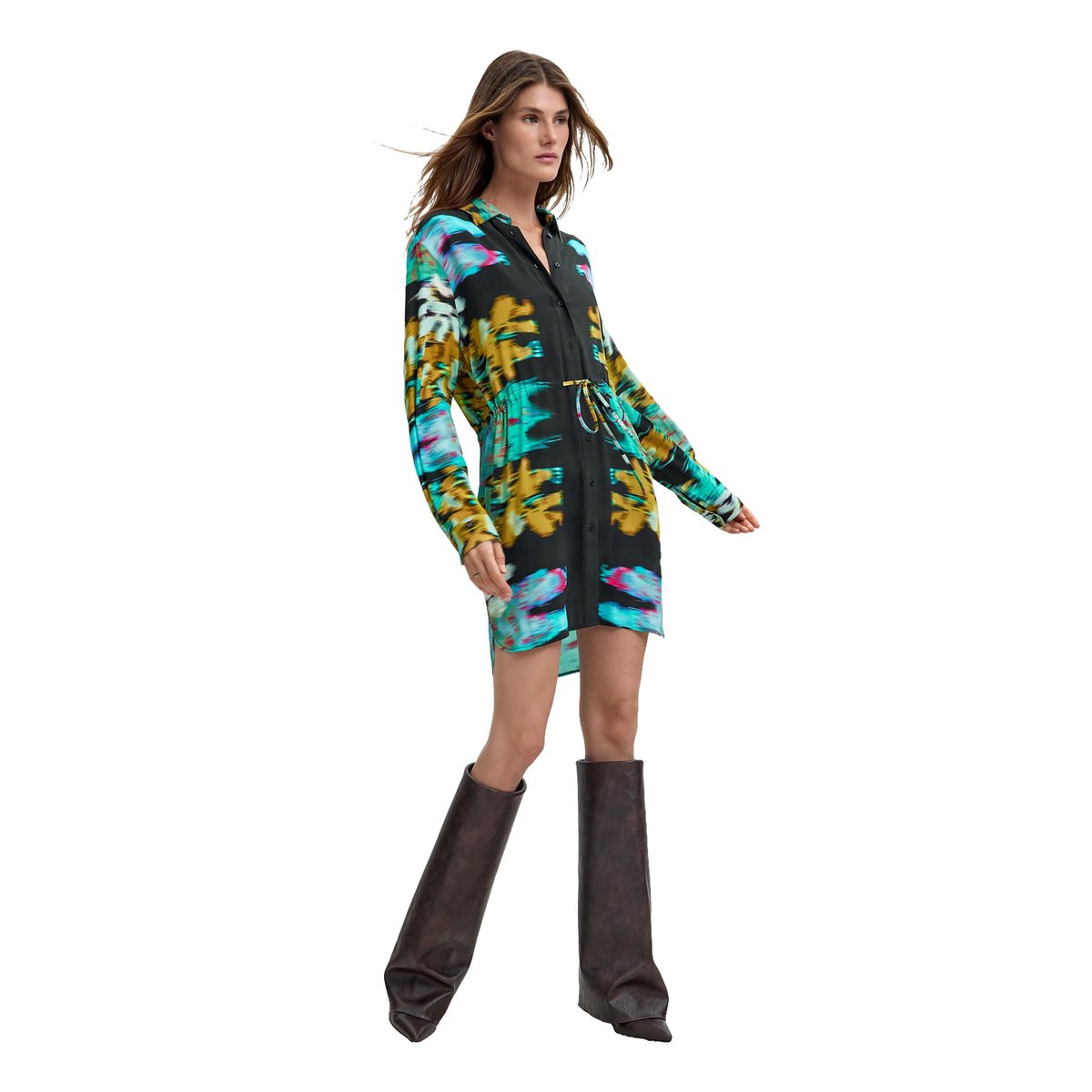 Robe à manches longues M C Lacroix noir, DESIGUAL