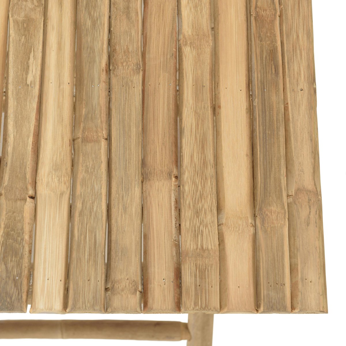Table à manger pliante en bambou 140x70cm CALVIA bois naturel, PIER IMPORT