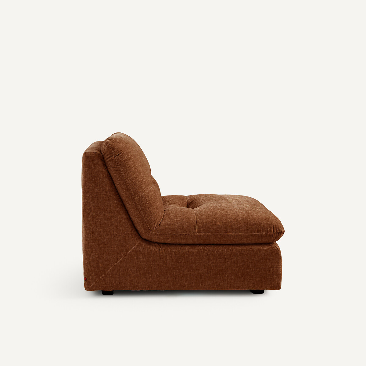 Chauffeuse modulable velours chenille, Giuliano ecureuil, AM.PM