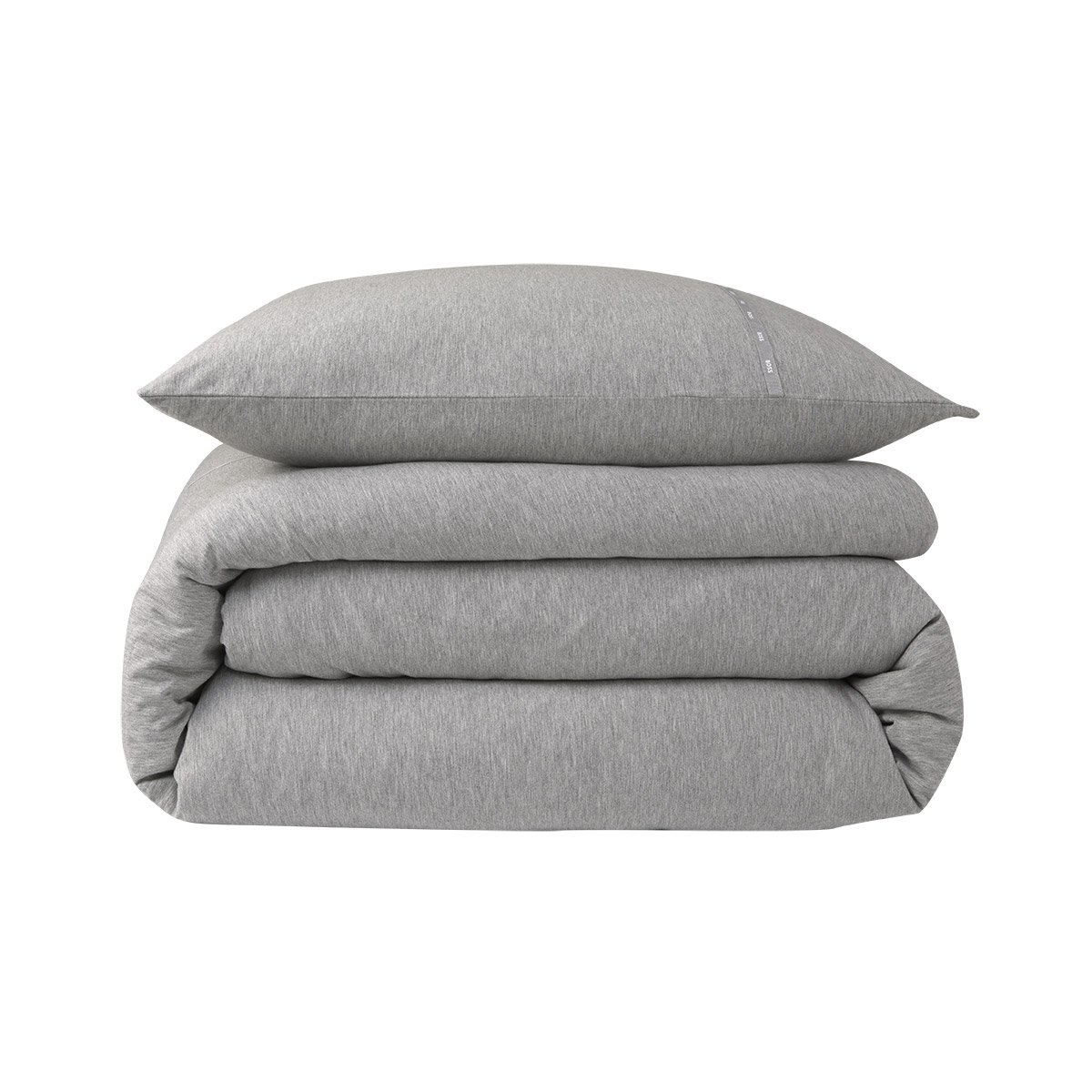 Taie d'oreiller en coton modal bleu, BOSS SENSE grey, BOSS HOME
